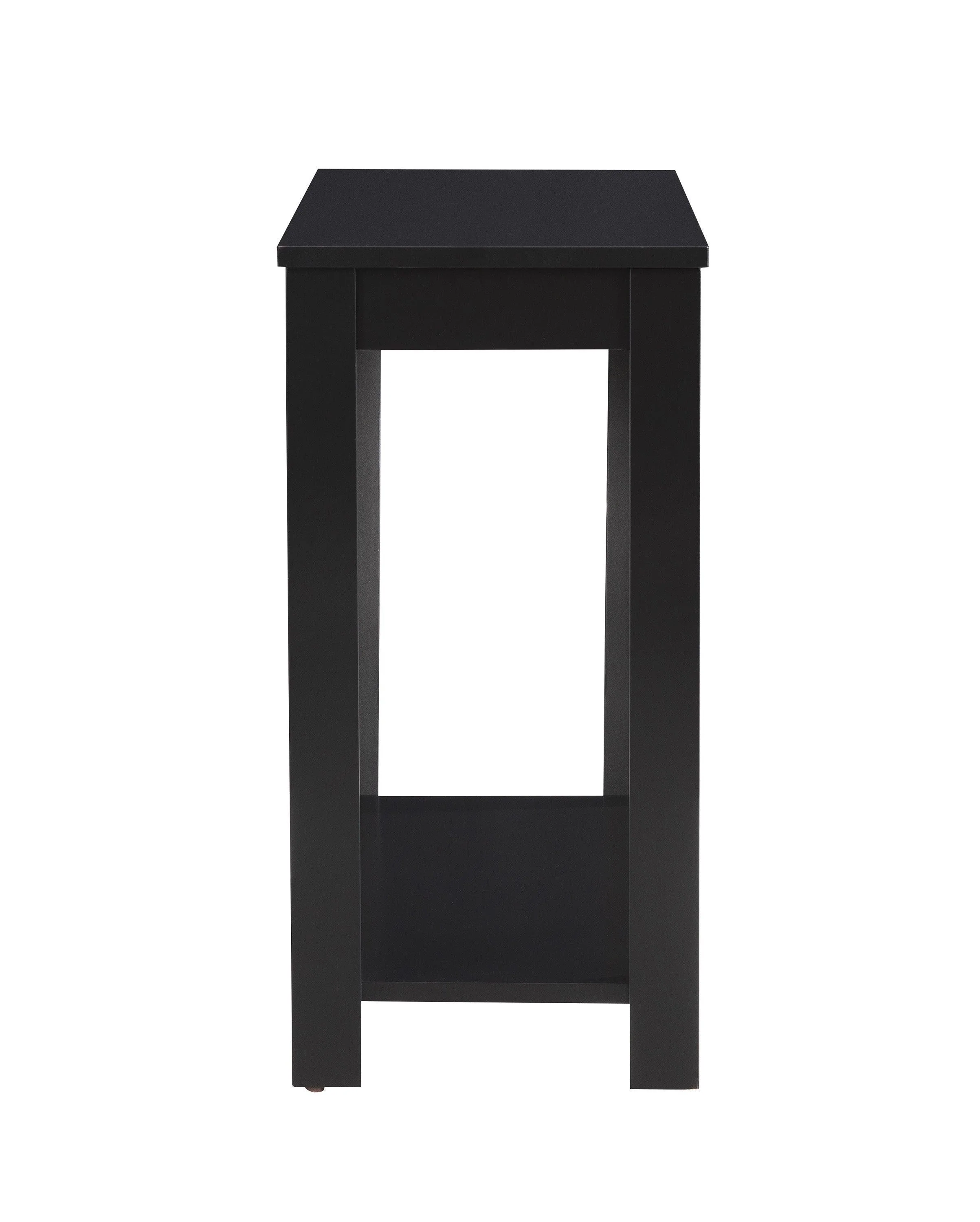 Pierce Black Chairside Coffee Table - Image 3