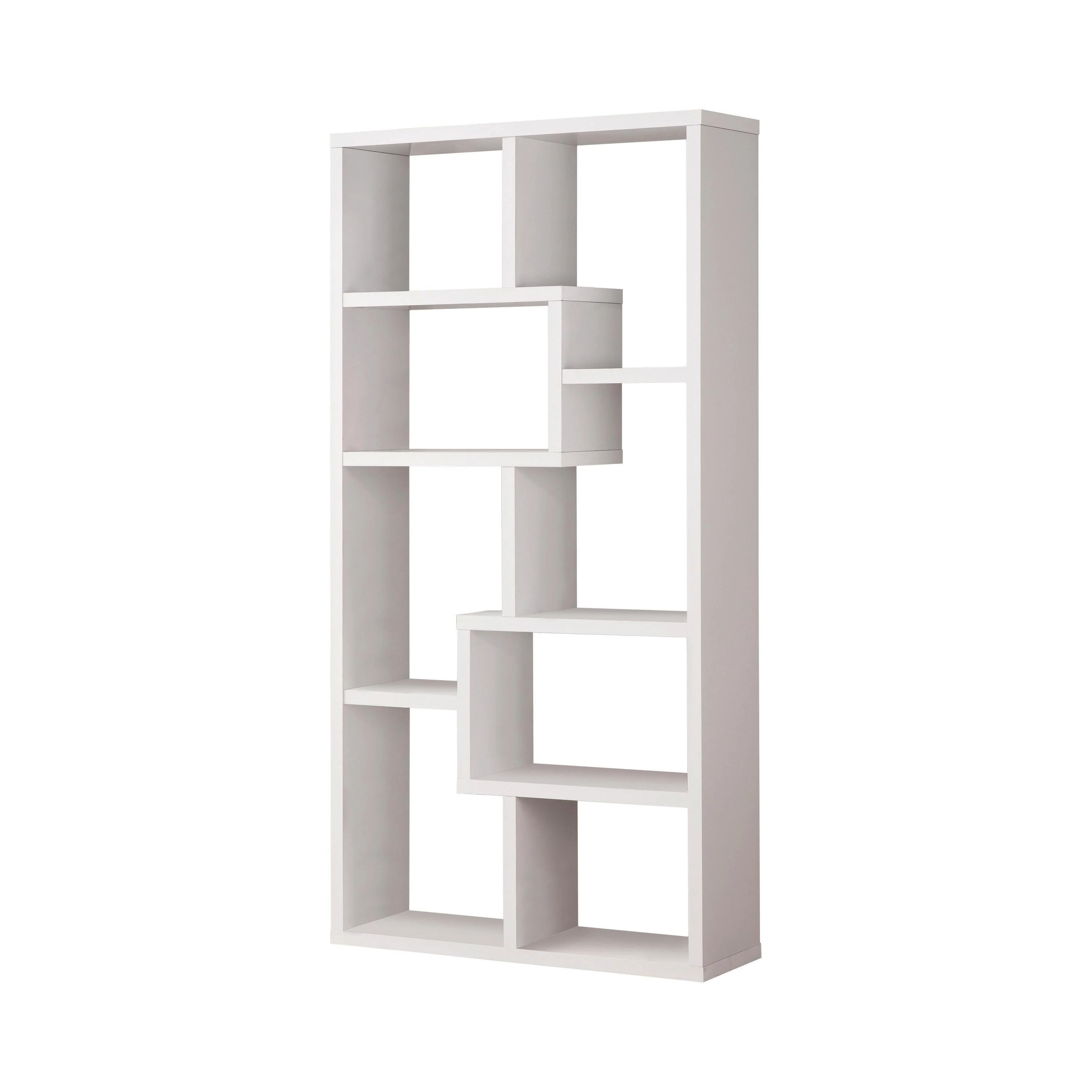 Theo 10 Shelf Bookcase White - Image 2