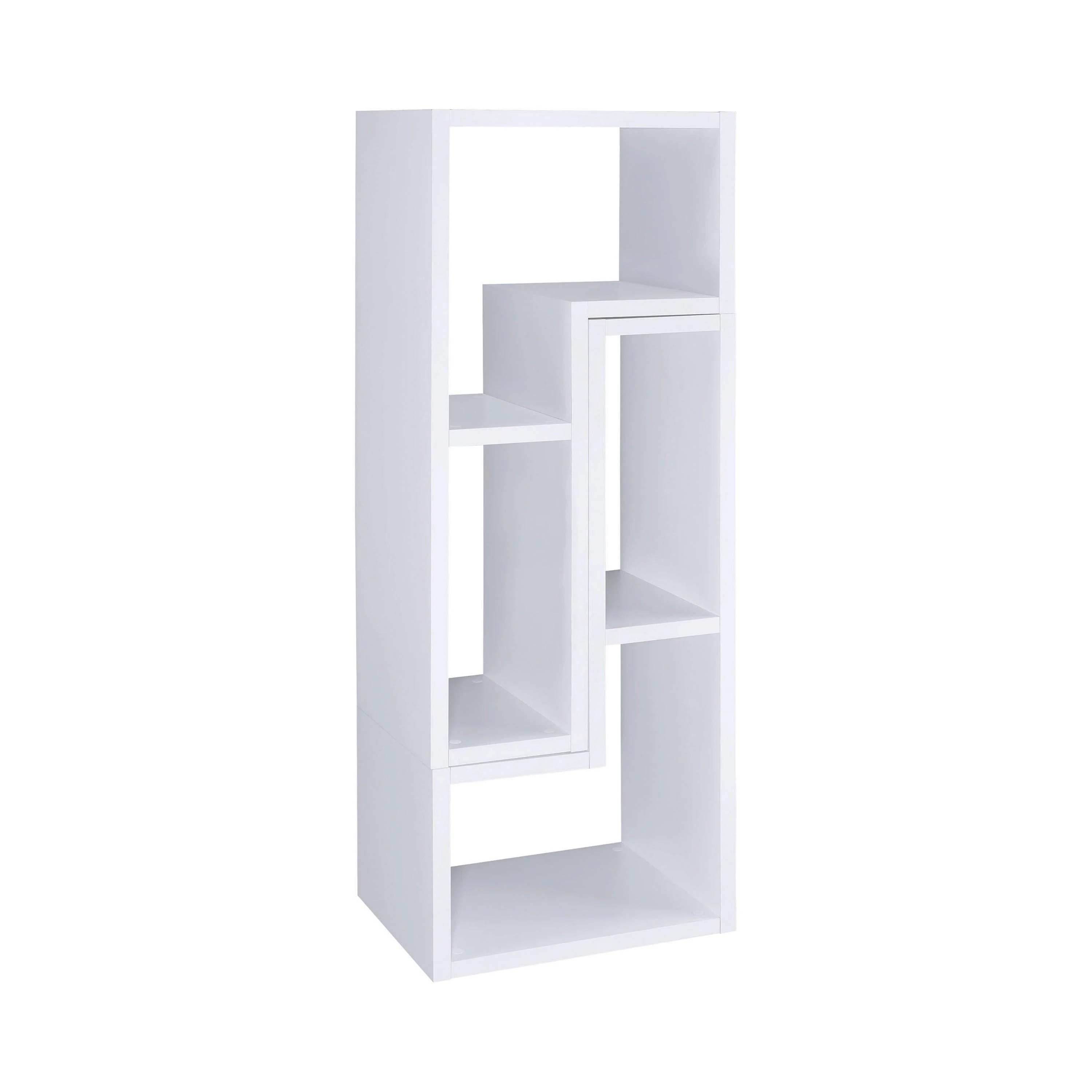 Velma Convertible TV Console Bookcase White - Image 2