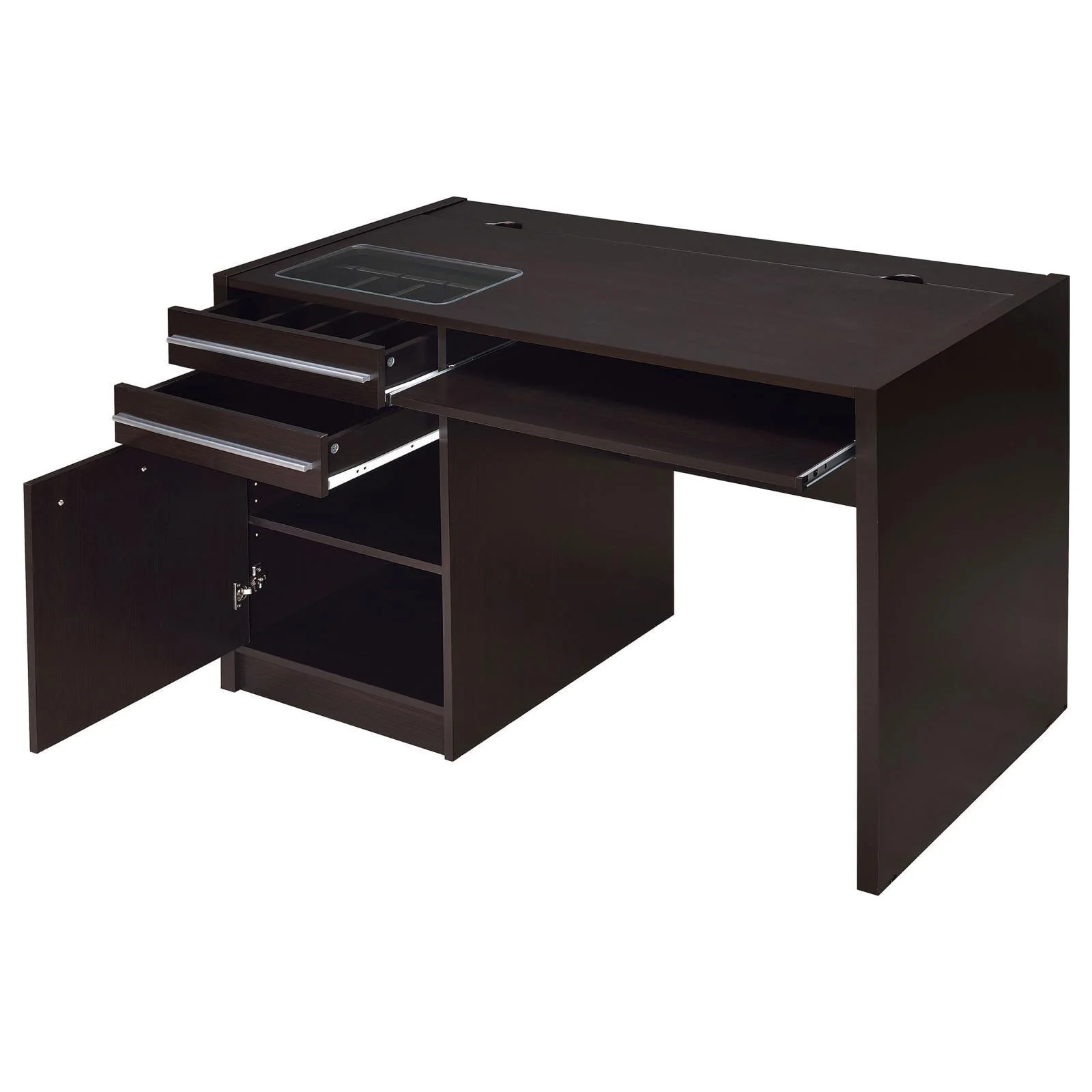 Halston Deep Cappucino Desk Connect it - Image 3