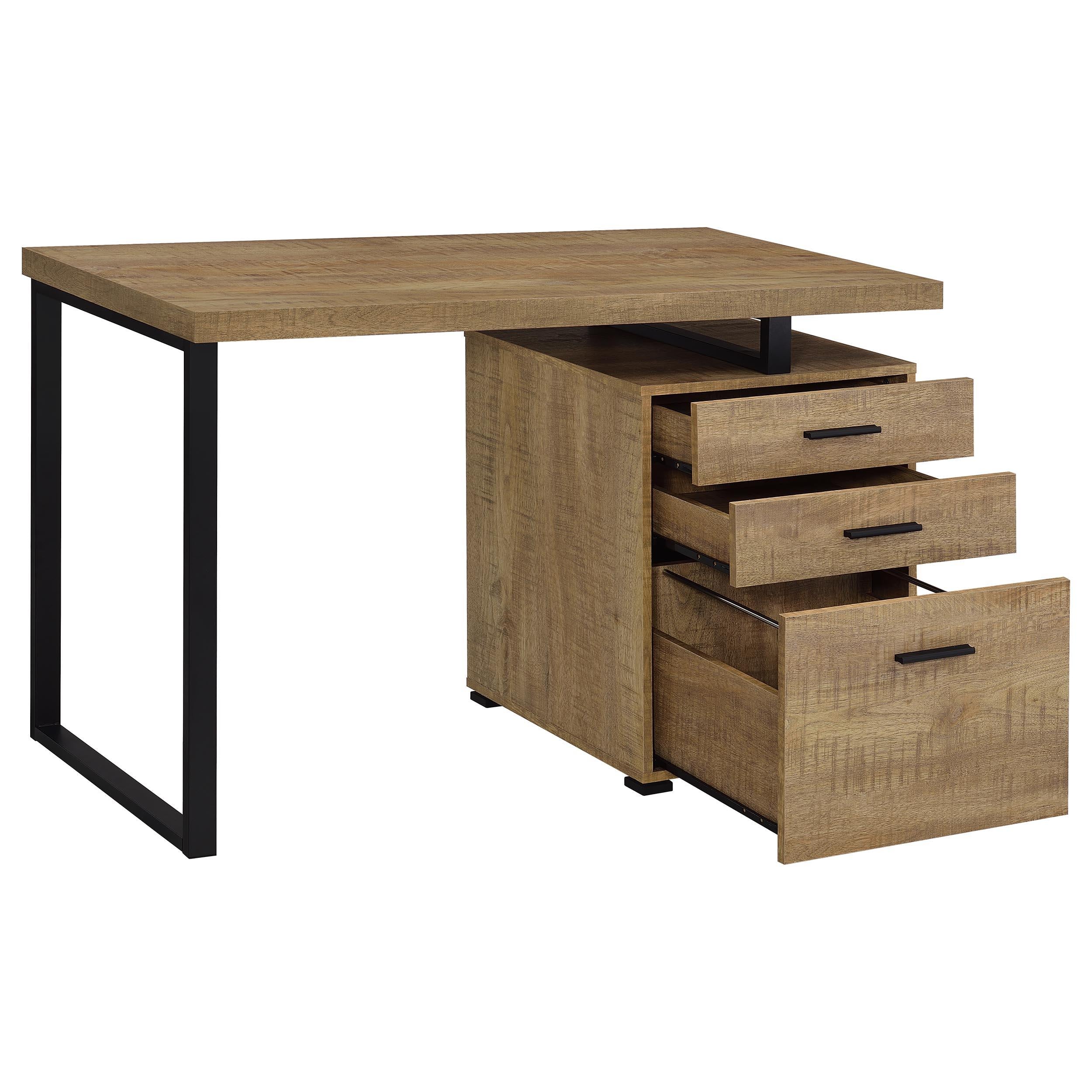 Brennan 47-inch 3-drawer Office Computer Desk Mango - Image 3