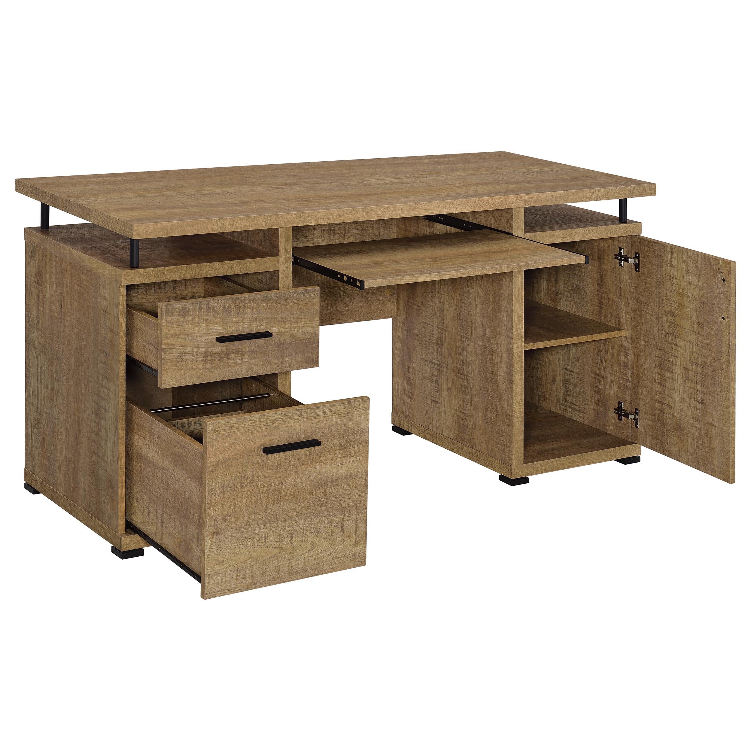 Tracy 55-inch 2-drawer Office Computer Desk Mango - Image 3