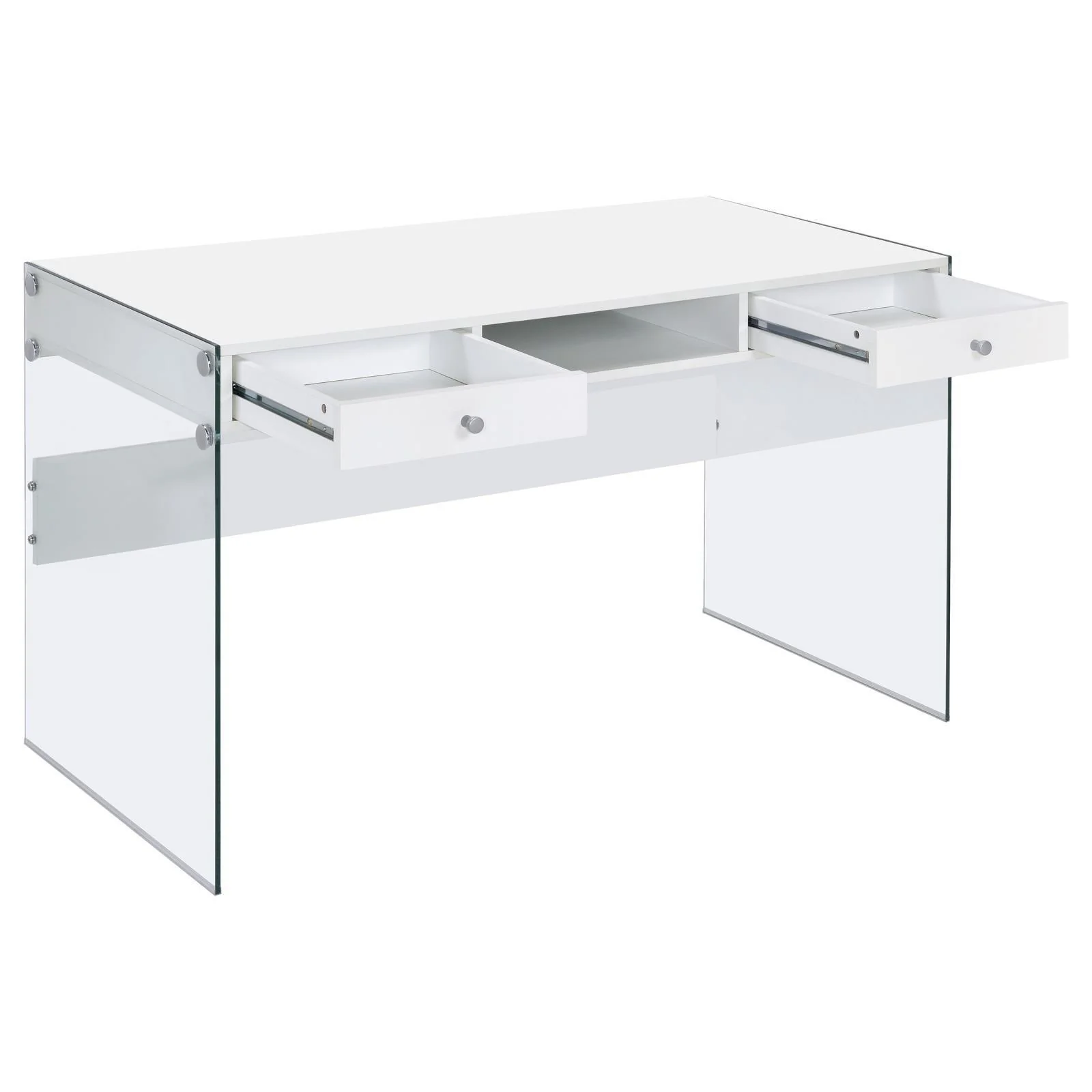 Dobrev Glossy White Writing Desk - Image 3