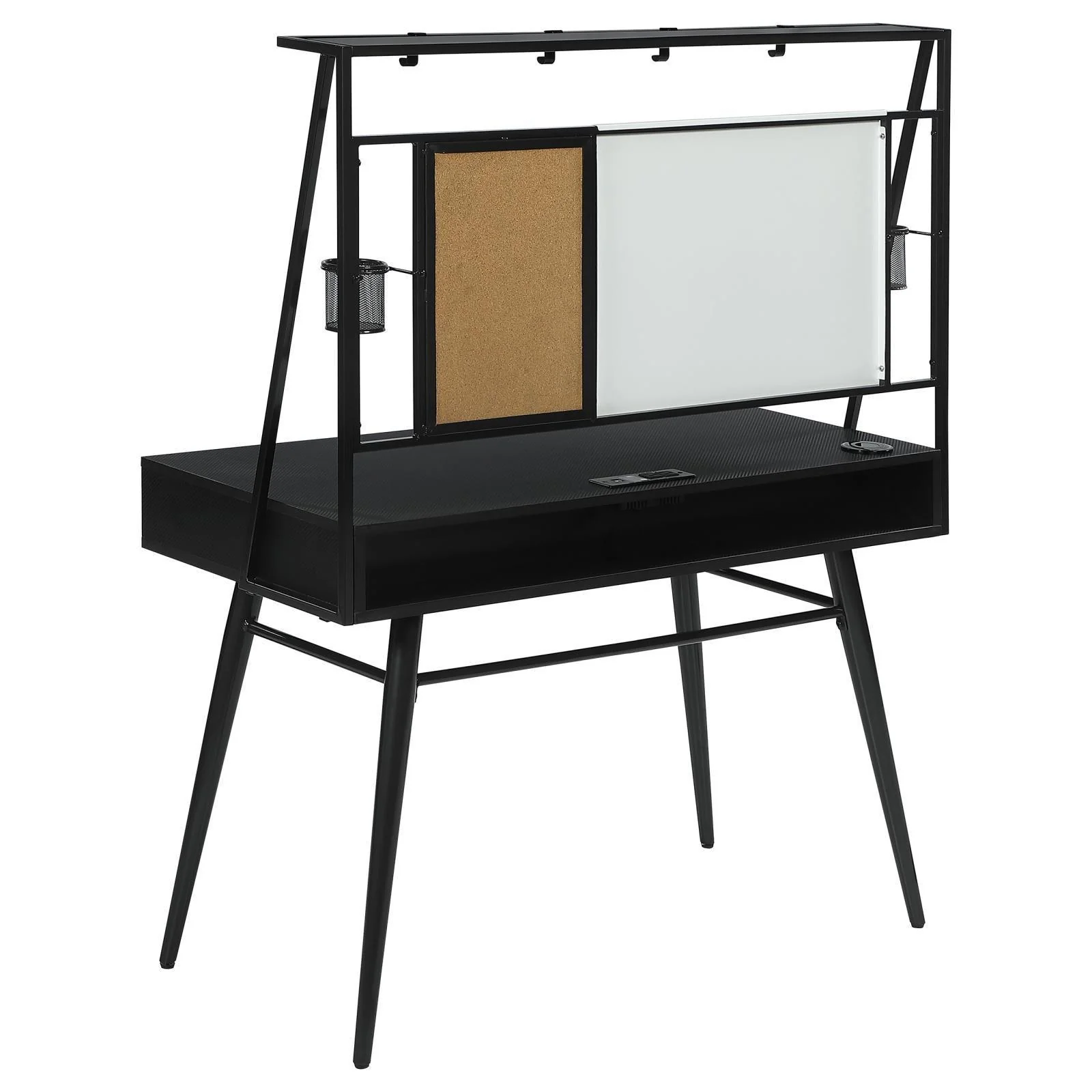 Jessie Black Gunmetal Writing Desk - Image 3