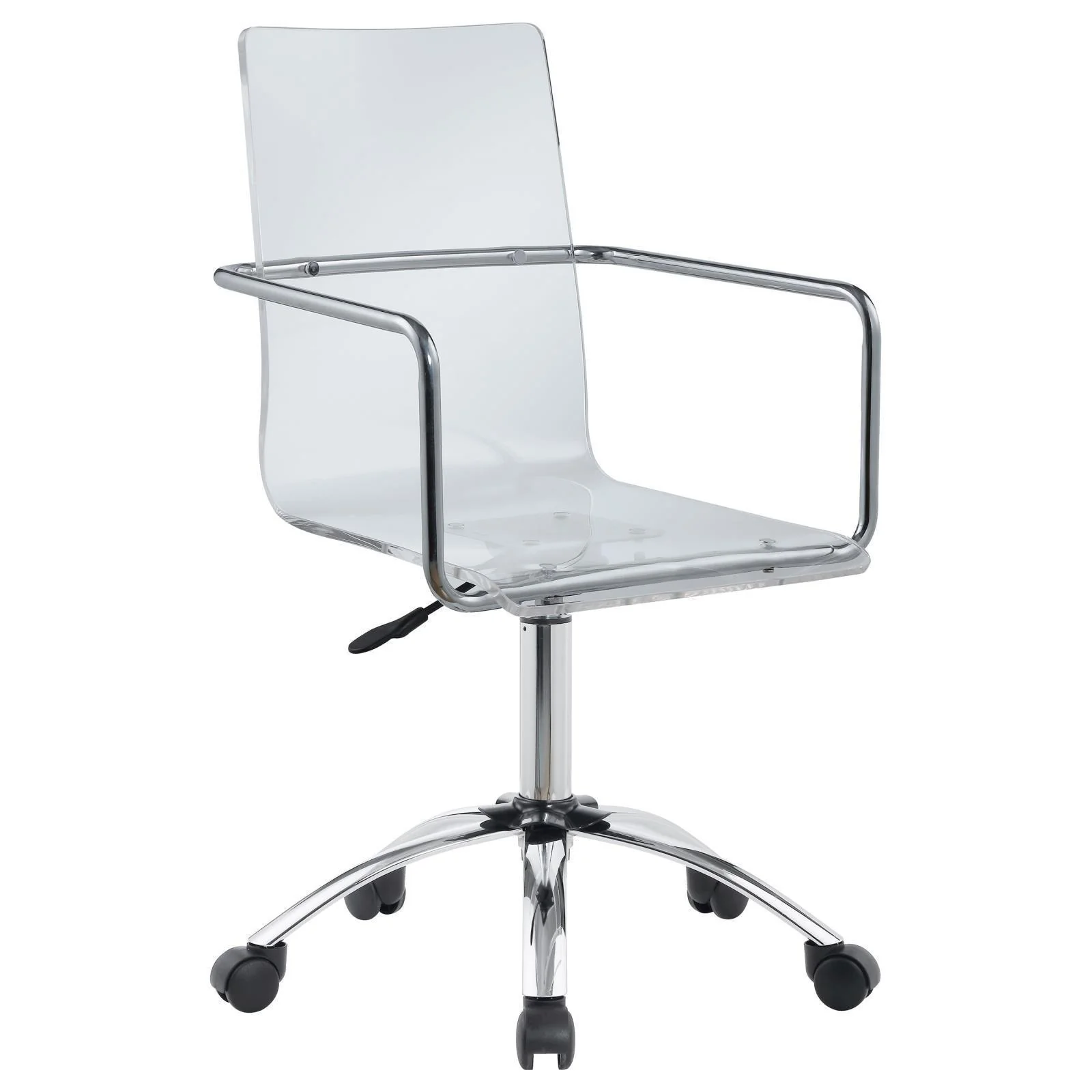 Amaturo Clear Acrylic Office Chair - Image 2