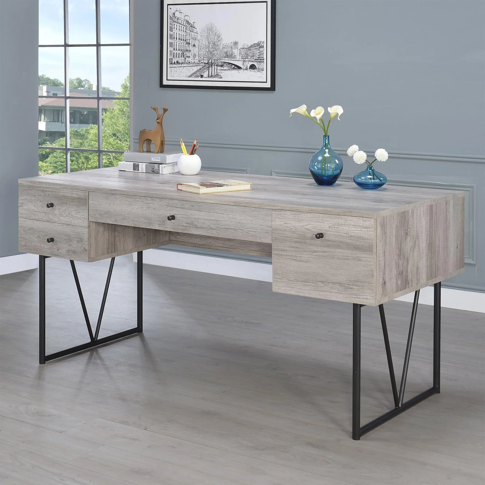 Analiese Gray Driftwood Writing Desk