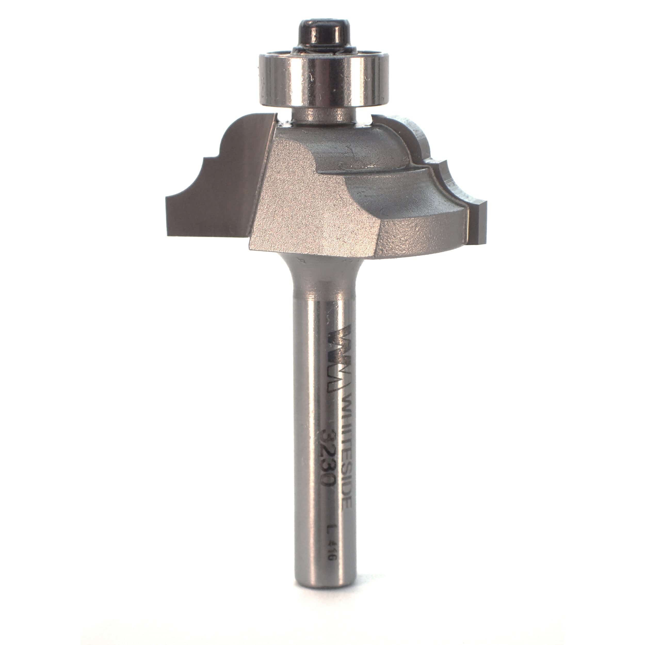 3230 Classical Pattern Router Bit 1/4" SH 5/32" R 1-1/4" D X 1/2" CL X 2-1/8" OL - Image 1