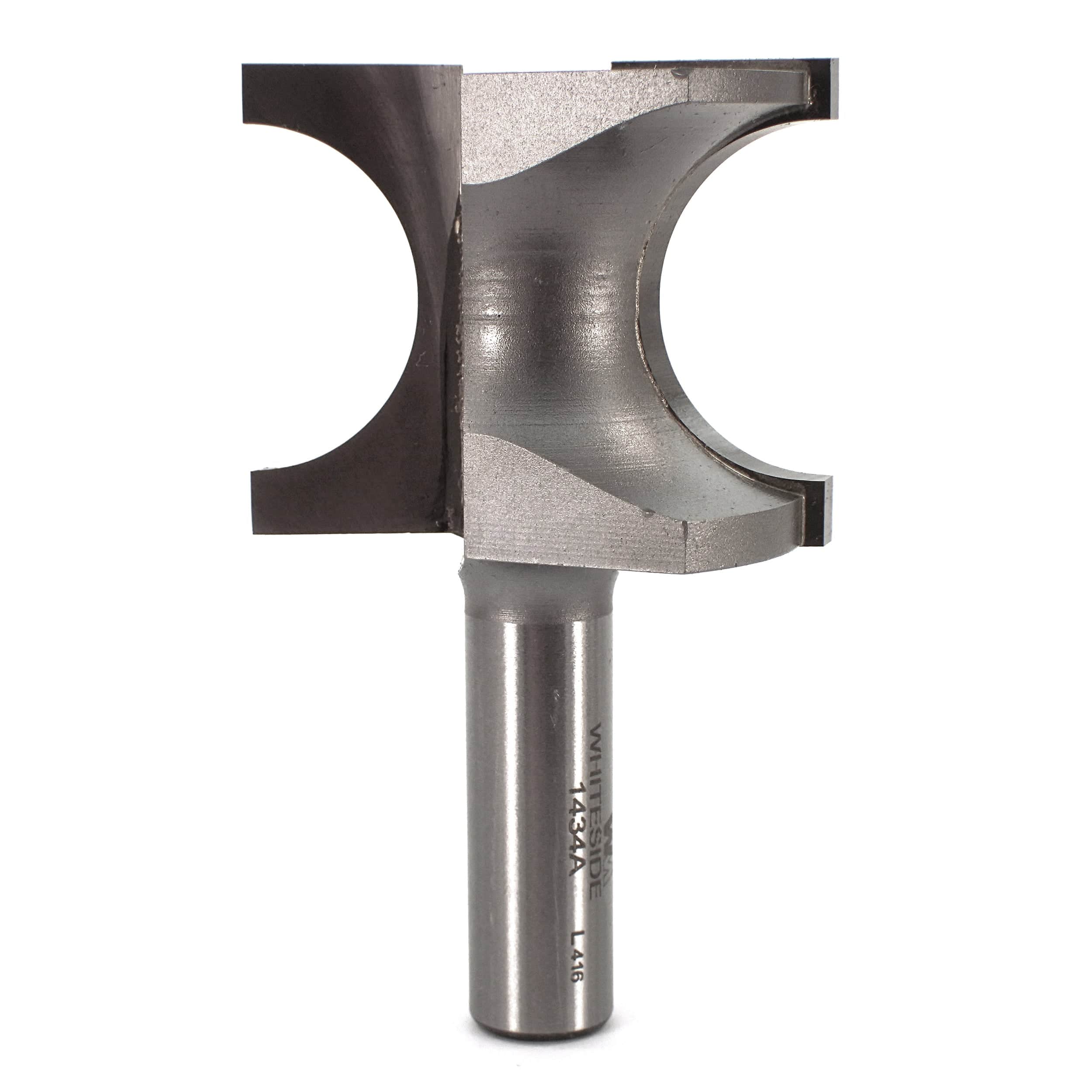 1434A Half Round (Bull Nose) Router Bit 1/2" SH 9/16" R X 1-1/8" Co X 1-1/2" CL 1-15/16" D - Image 1