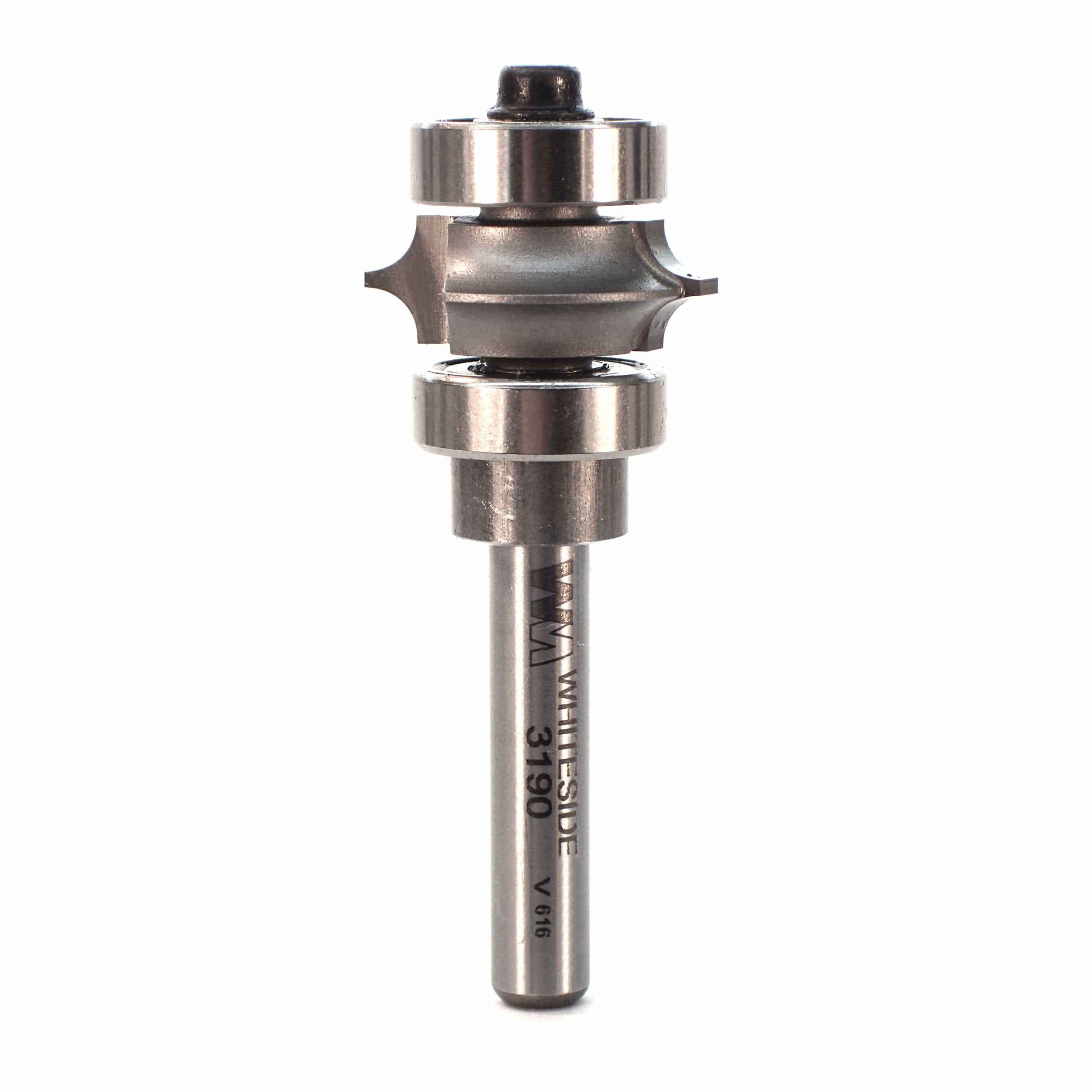3190 Full Bead Router Bit 1/4" SH 1/8" R 7/8" D X 5/16" CL X 2-1/8" OL - Image 1