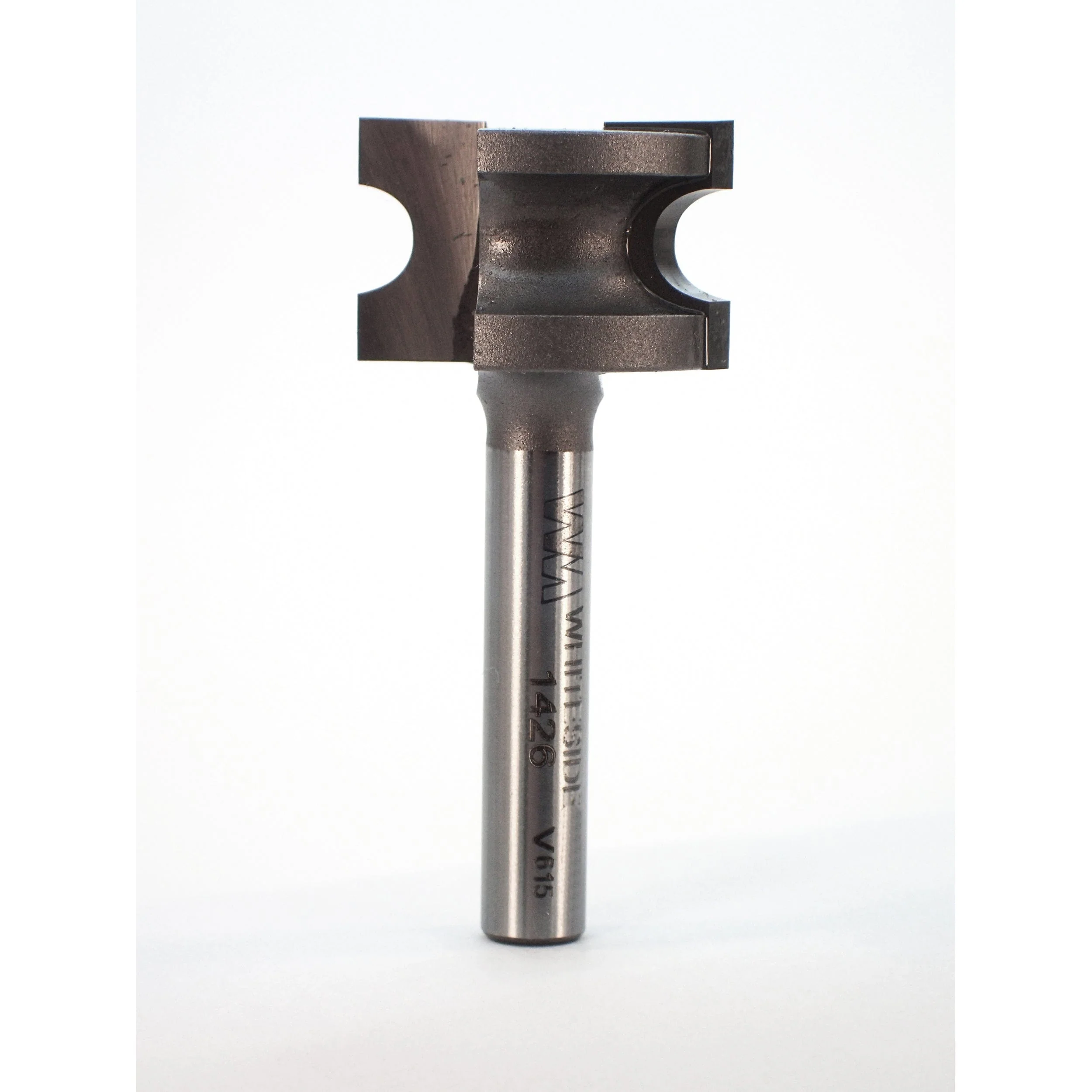 1426 Half Round (Bull Nose) Router Bit 1/4" SH 1/8" R X 1/4" Co X 9/16" CL 7/8" D - Image 1