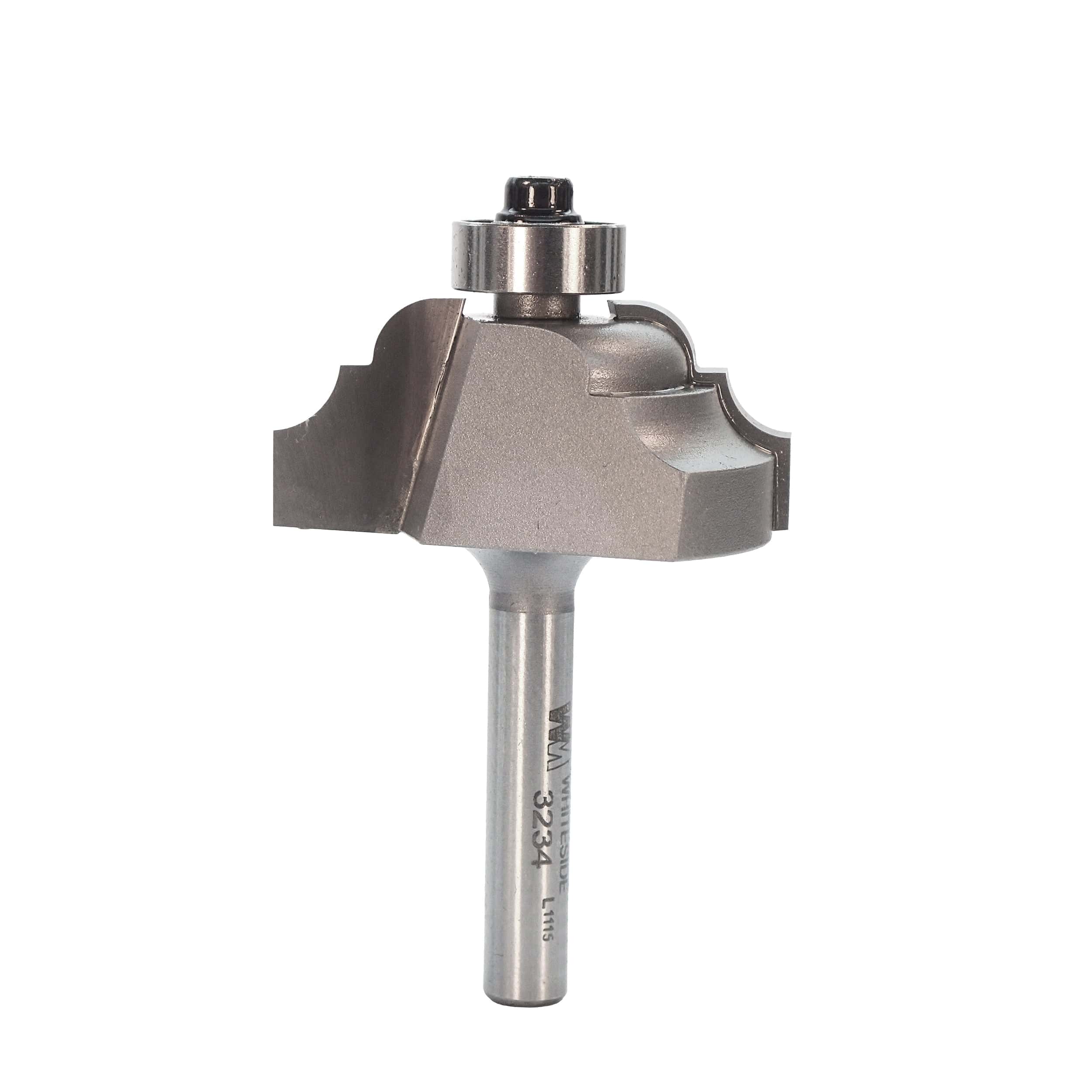 3234 Classical Pattern Router Bit 1/4" SH 3/16" R 1-1/2" D X 5/8" CL X 2-1/4" OL - Image 1
