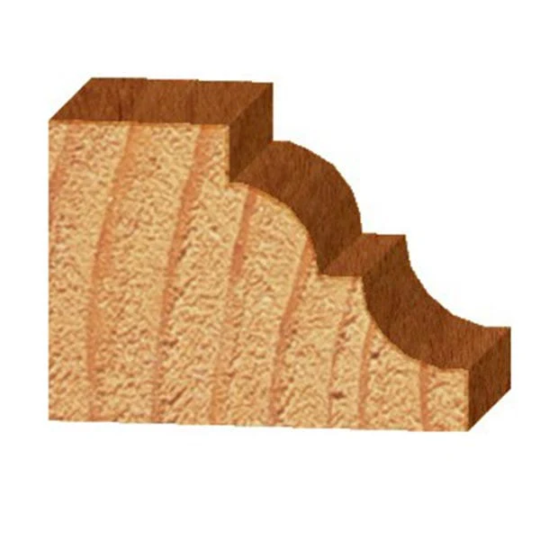 3234 Classical Pattern Router Bit 1/4" SH 3/16" R 1-1/2" D X 5/8" CL X 2-1/4" OL - Image 2