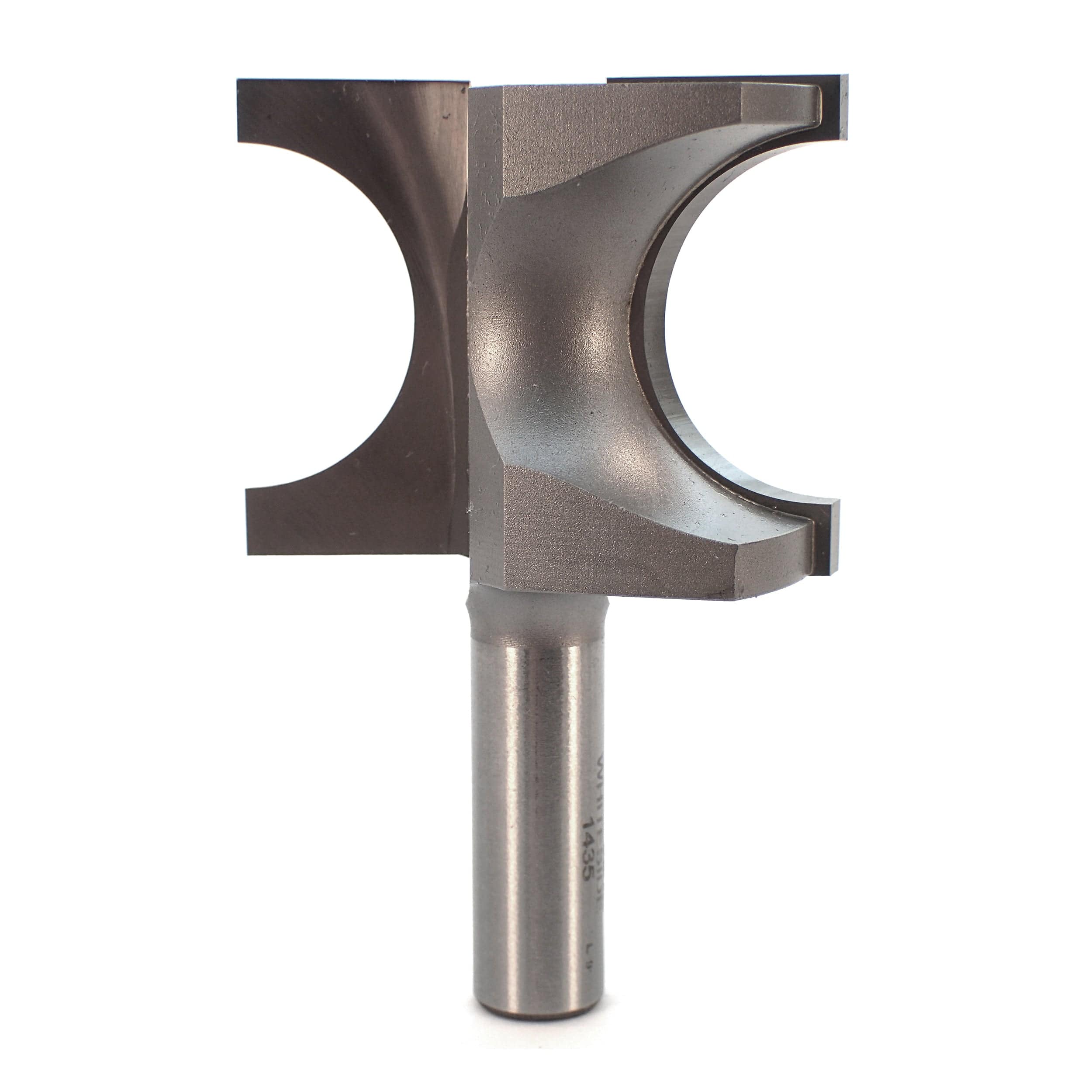 1435 Half Round (Bull Nose) Router Bit 1/2″ SH 5/8″ R X 1-1/4″ Co X 1-3/4″ CL 2-3/16″ D