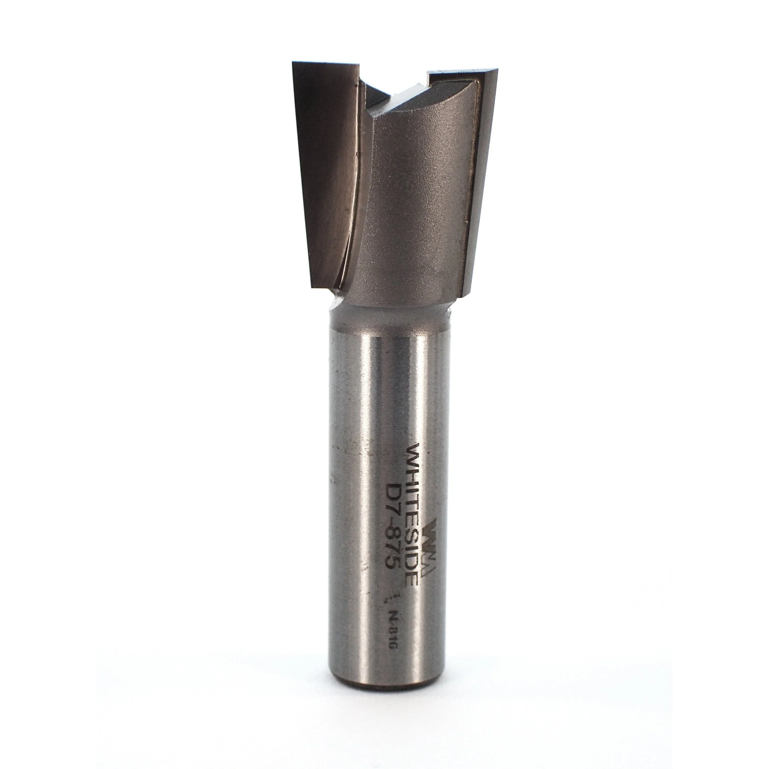 D7-875 Dovetail Router Bit 7 Degree 1/2" SH 7/8" D x 7/8" C x 2-1/2" OL - Image 1