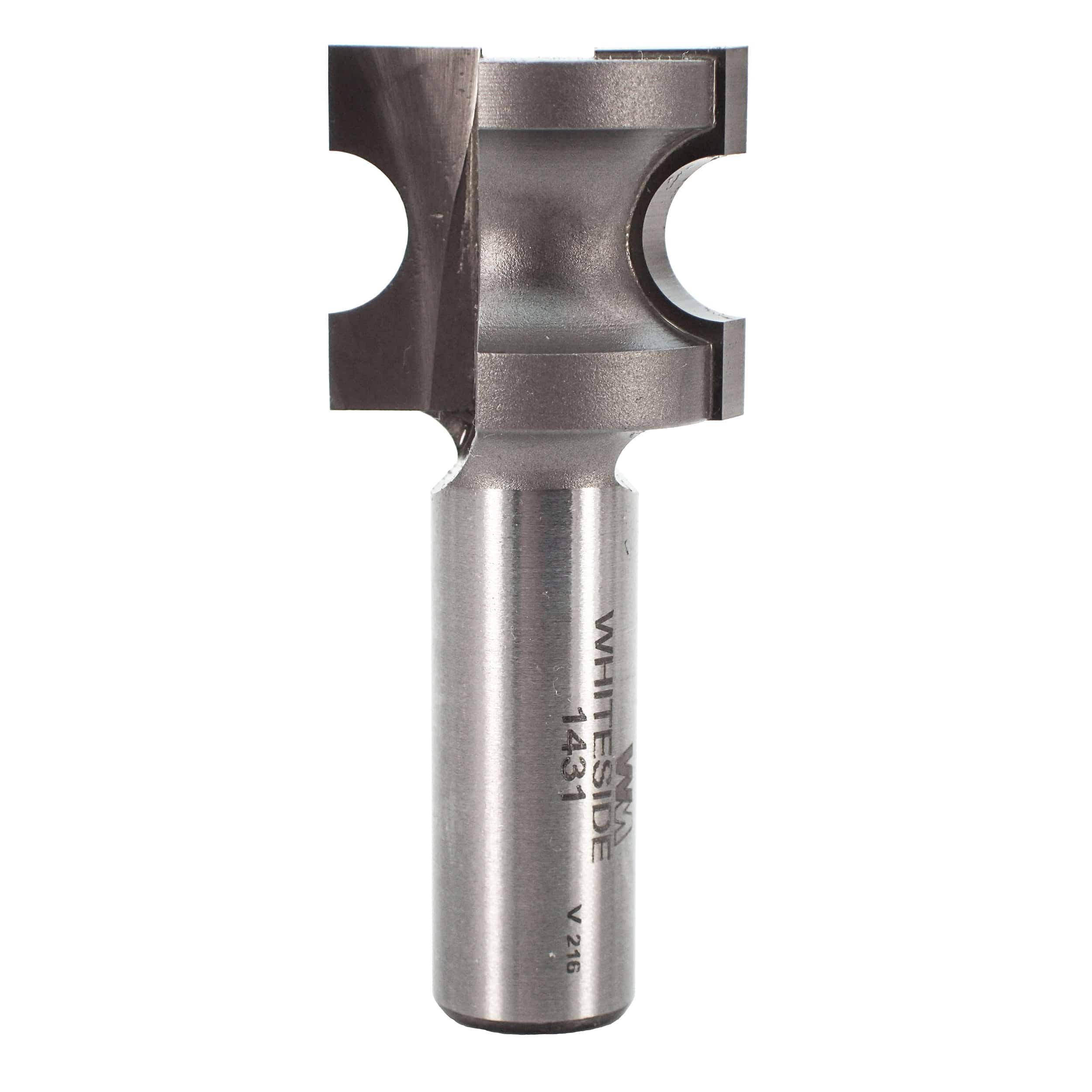 1431 Half Round (Bull Nose) Router Bit 1/2" SH 3/16" R X 3/8" Co X 7/8" CL 1" D - Image 1