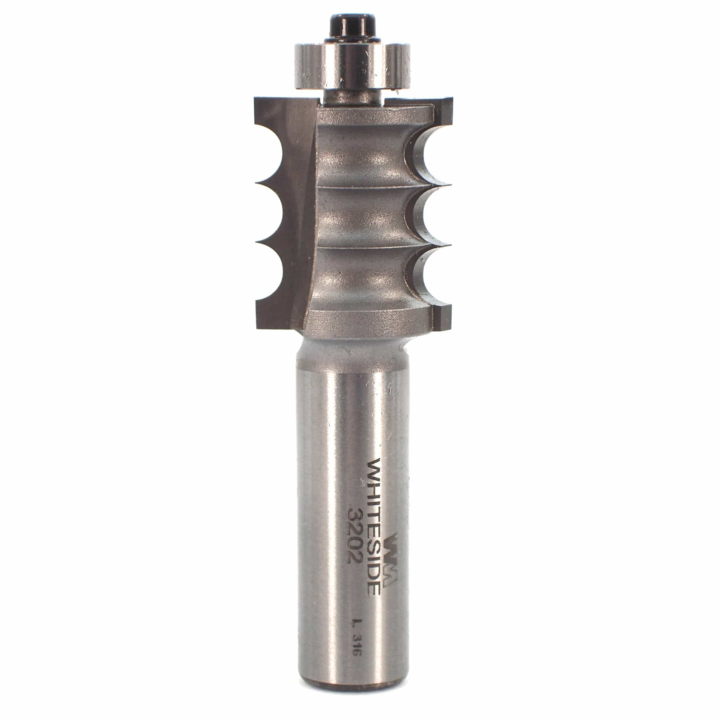 3202 Multi-Beading Router Bit 1/2" SH 1/8" R 7/8" D x 1" CL x 2-3/4" OL - Image 1