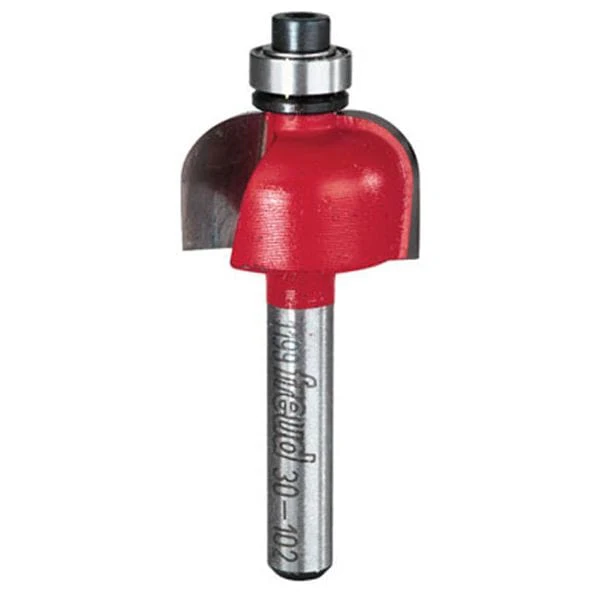 30-102 Cove Router Bit 1/4" SH 7/8" D 1/2" CL 1/4" R - Image 1