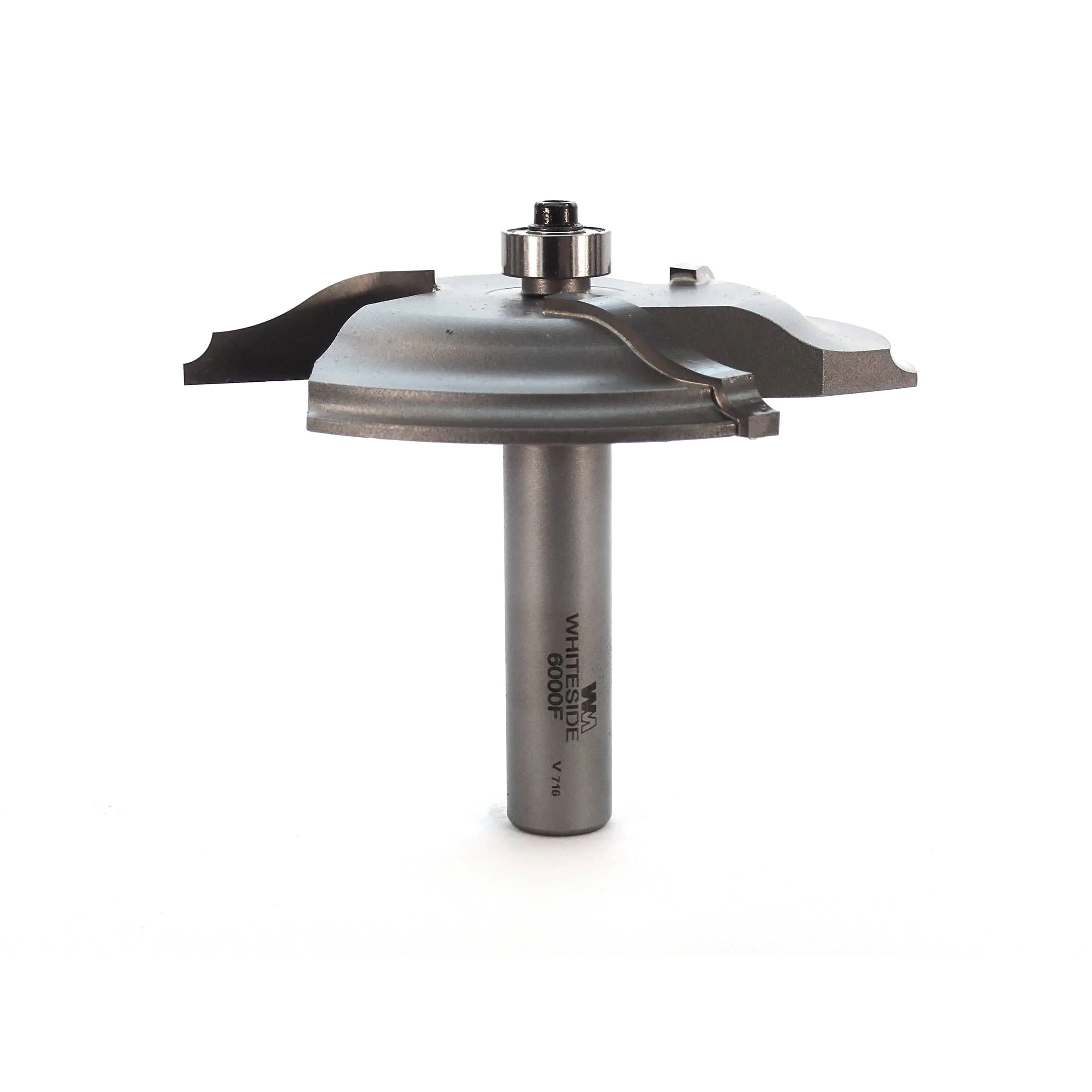 6000F 3-Wing Large Raised Panel Router Bit 3-3/8" D, Ogee Bead - Image 1