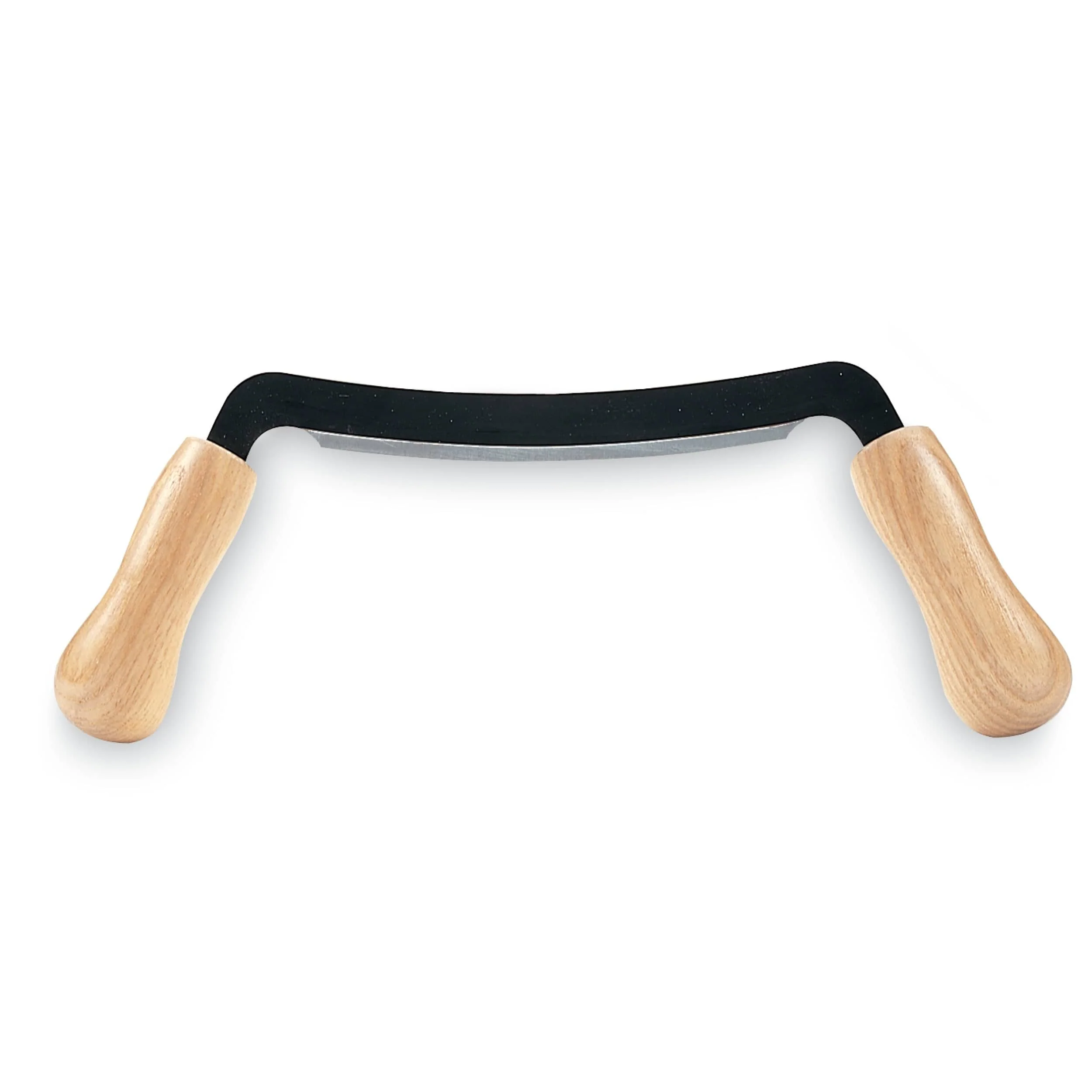 5" Curved Blade Draw Knife with Sheath - Image 1