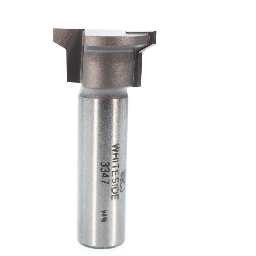 3347 Locking Drawer Glue Joint Router Bit 1/2" SH 1" D X 1/2" CL X 2-1/8" OL - Image 1