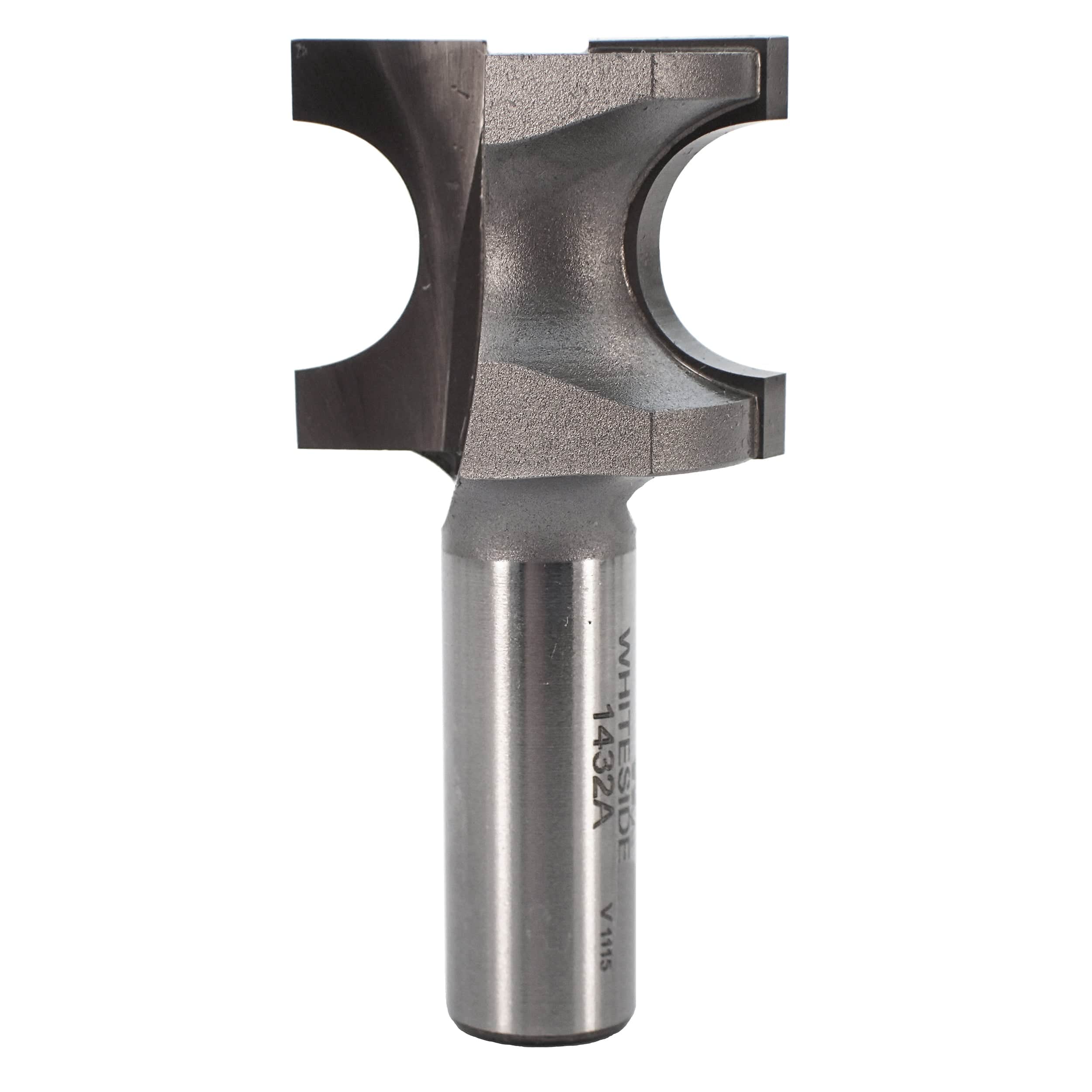 1432A Half Round (Bull Nose) Router Bit 1/2″ SH 5/16″ R X 5/8″ Co X 1″ CL 1-1/4″ D