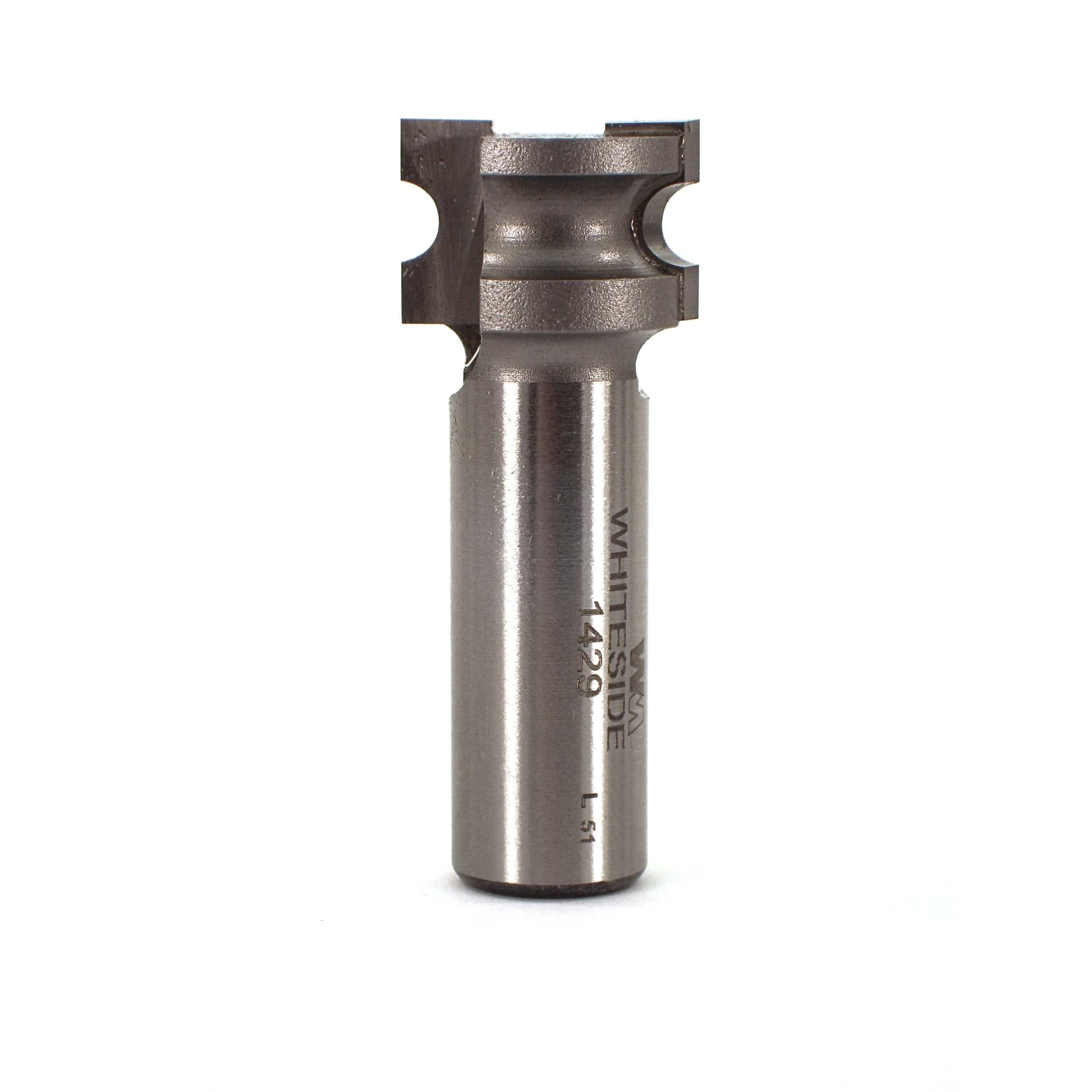 1429 Half Round (Bull Nose) Router Bit 1/2" SH 3/32" R X 3/16" Co X 1/2" CL 3/4" D - Image 1