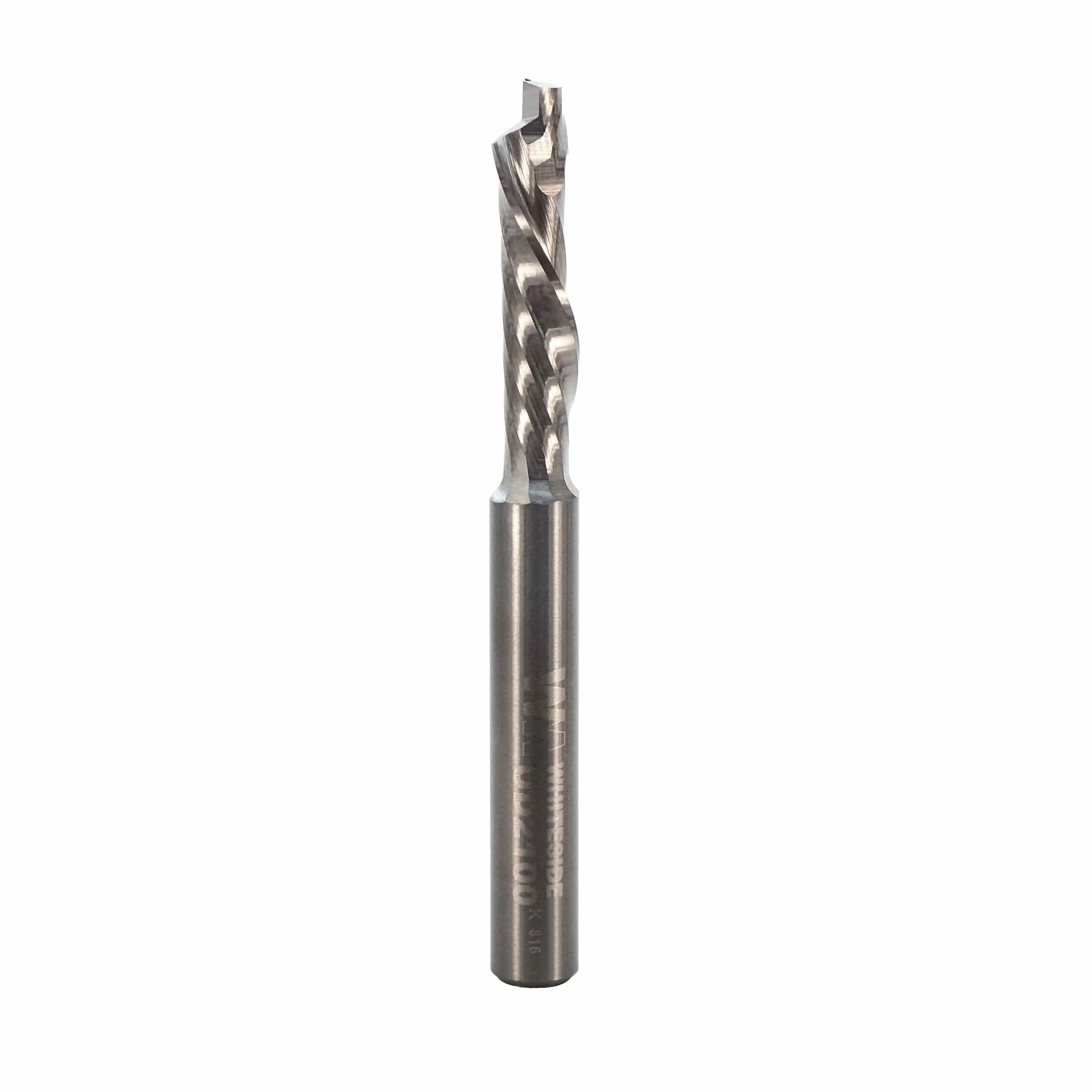 Single Flute Up/Down Cut Spiral Router Bit - Solid Carbide - Image 1