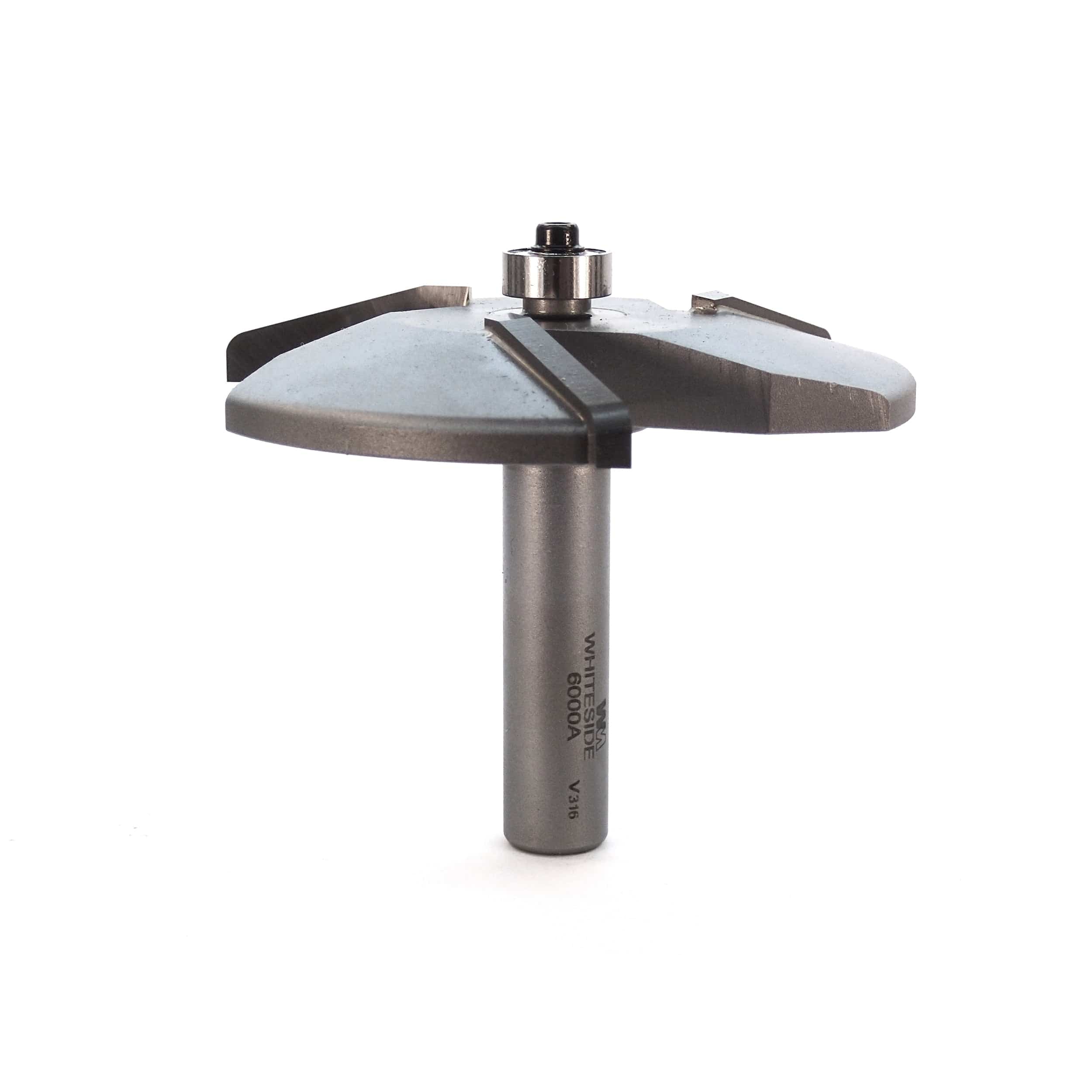 6000A 3-Wing Large Raised Panel Router Bit 3-3/8″ D, Straight with Radius