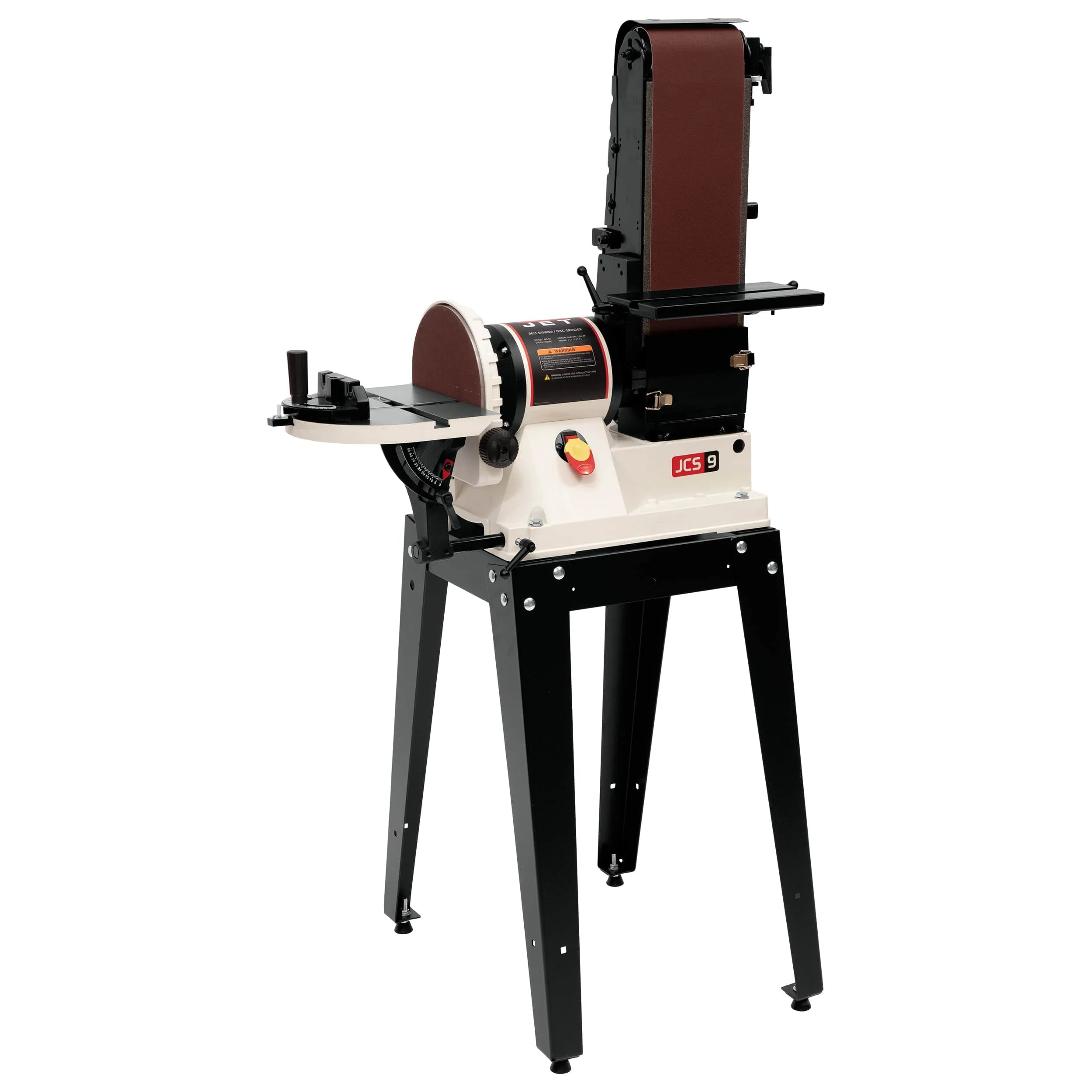 6" x 48" Belt/9" Disc Sander with Open Stand - 3/4 HP 1 Ph 115V - JSG-96OS - Image 1