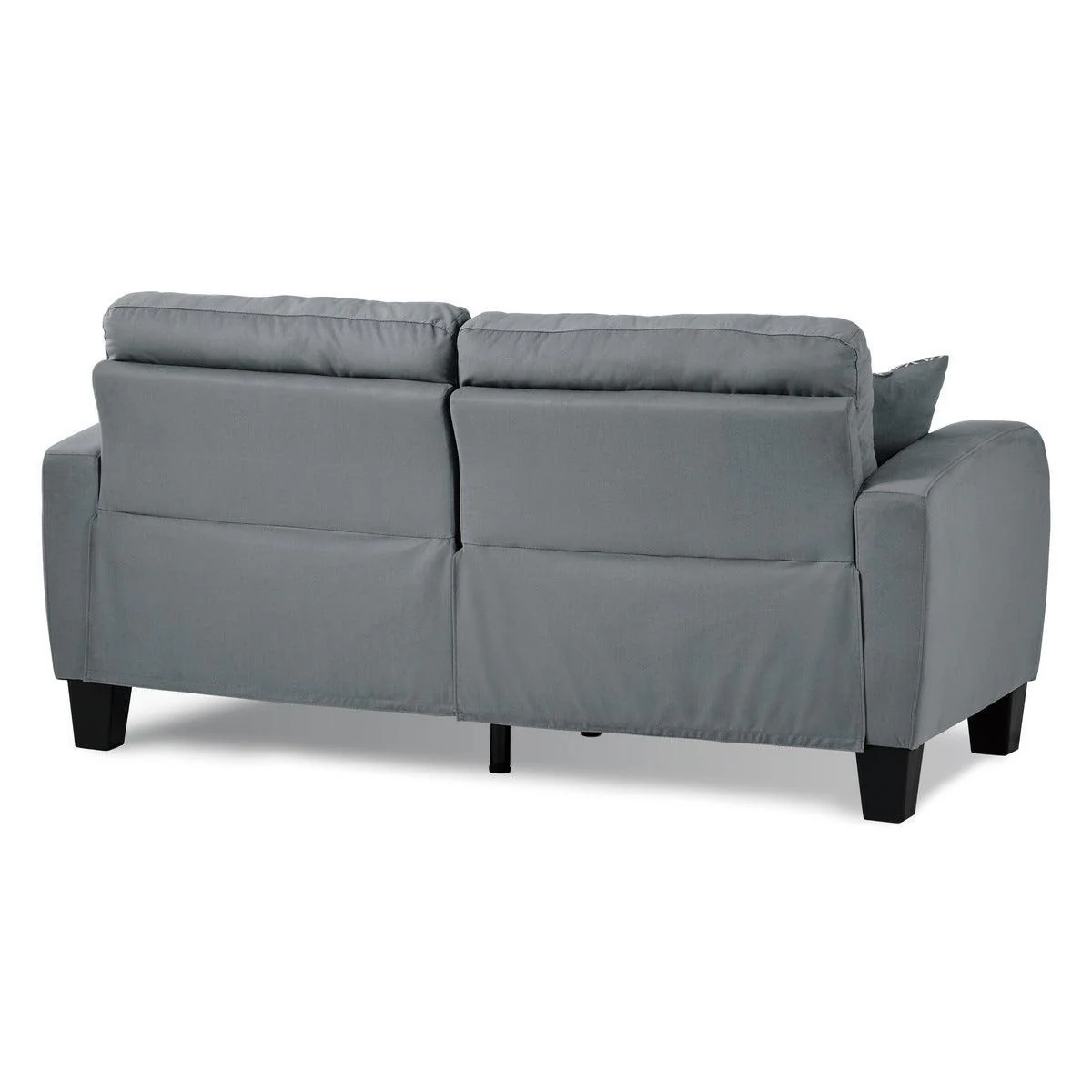 Sinclair Gray Fabric Tufted Sofa - Image 3
