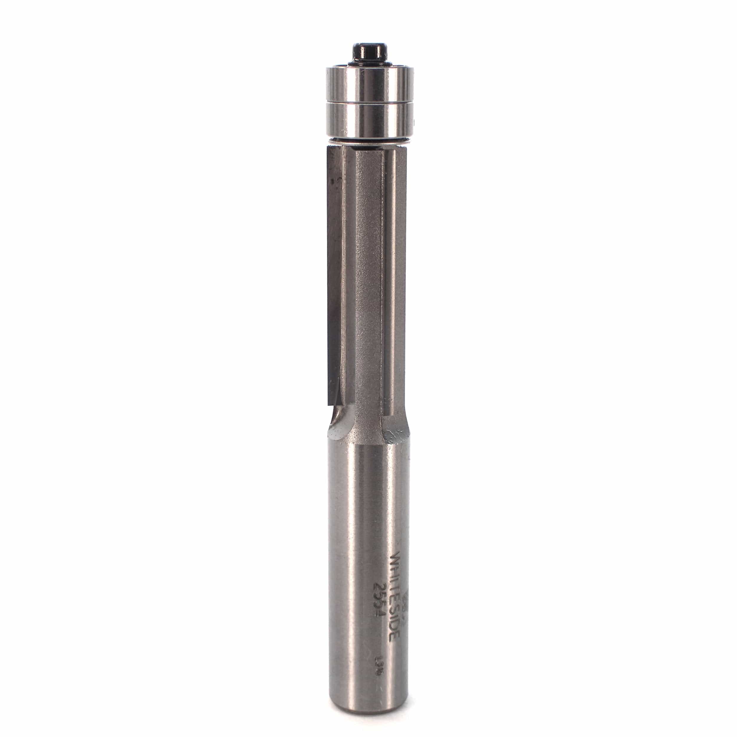 Three Flute Flush Trim Router Bit with Double Bearing – 1/2″ SH