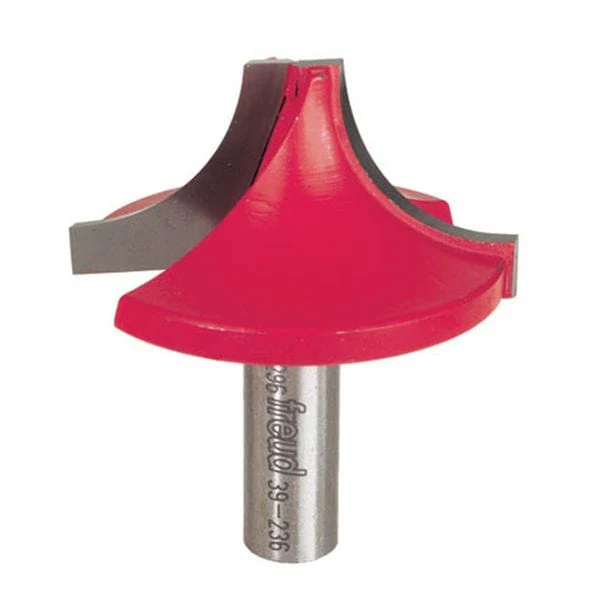 39-236 Ovolo Router Bit 1/2" SH 2-1/4" D 1-1/8" CL 7/8" R - Image 1