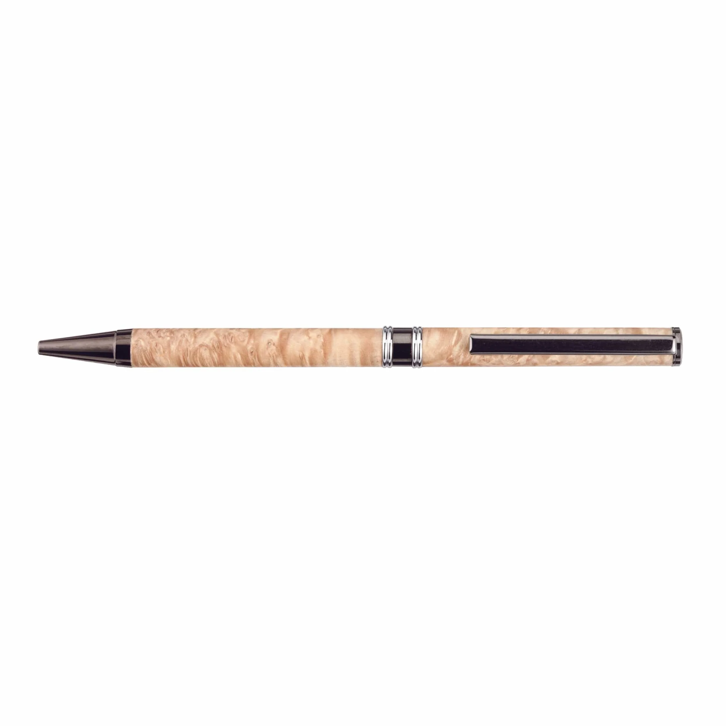 7 mm Slim Style Solid Clip Ballpoint Pen Kit - Image 1
