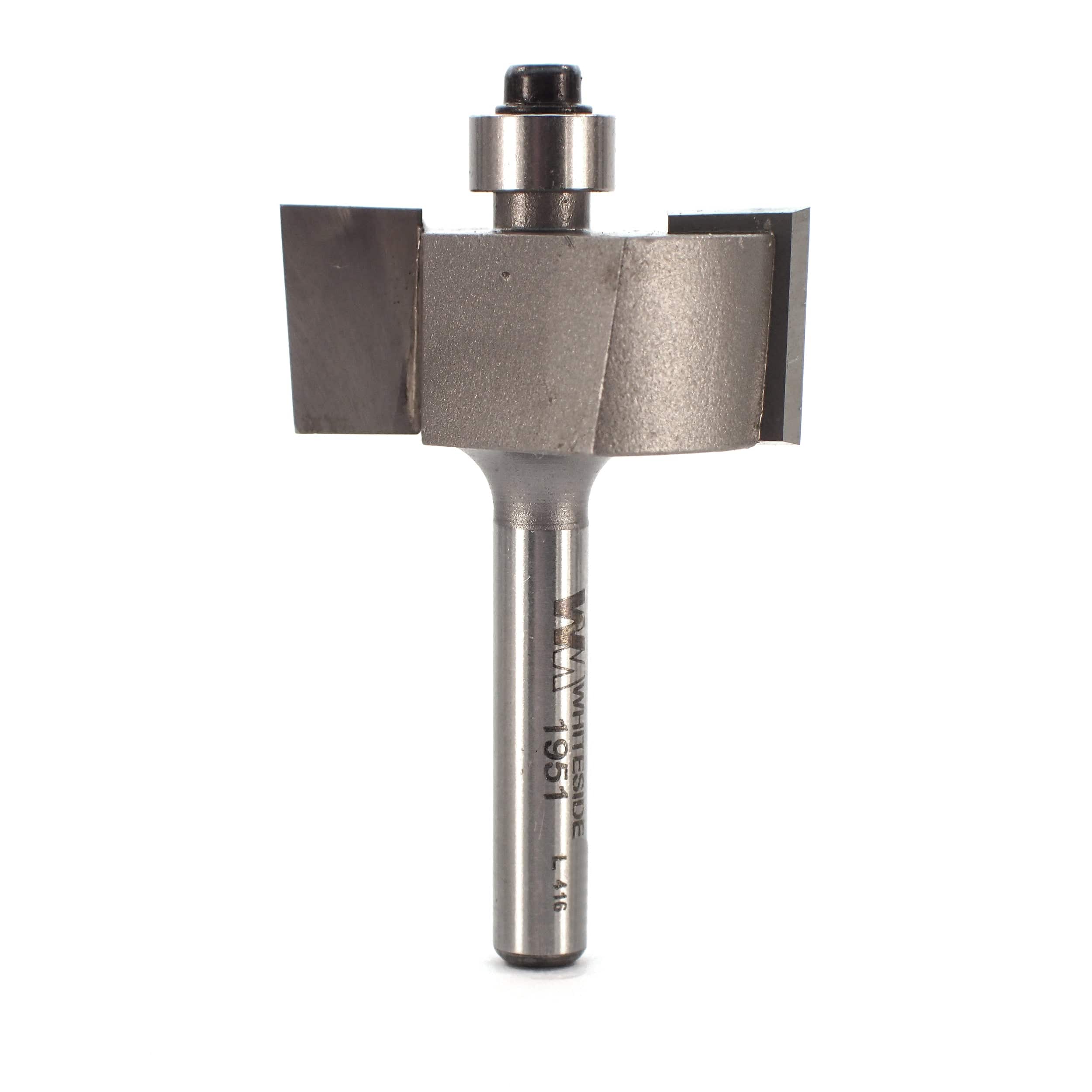 1951 B2 Bearing Rabbet Router Bit 1/4" SH 1-3/8" D x 1/2" CL x 1/2" CD - Image 1