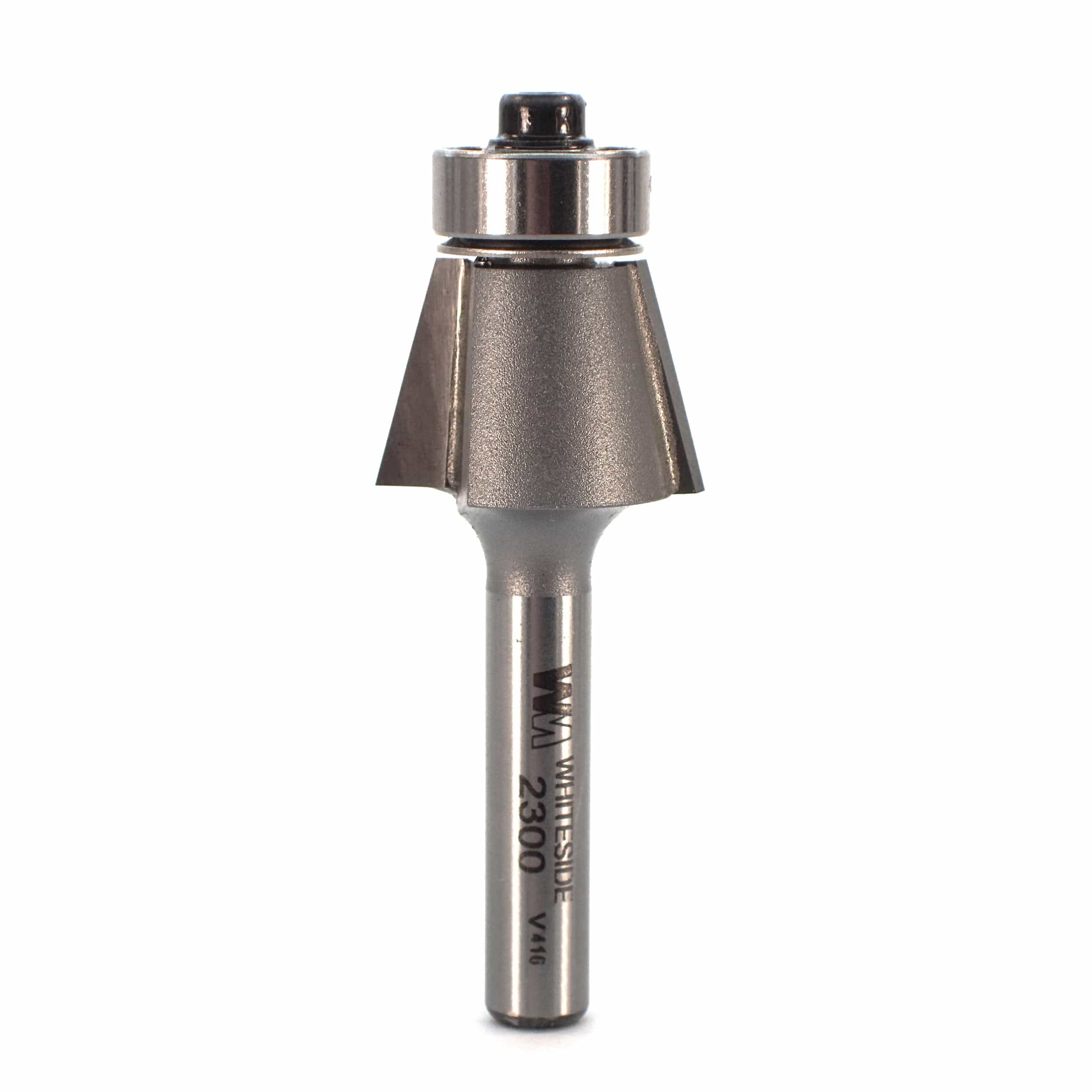 2300 Edge Bevel Router Bit 15 A 1/4" SH 1/2" CL X 1/2" CH 2" OL - Image 1