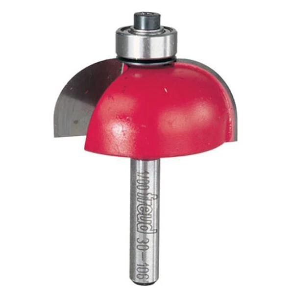 30-106 Cove Router Bit 1/4" SH 1-1/2" D 5/8" CL 1/2" R - Image 1