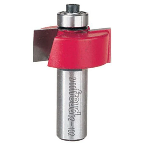 32-102 Rabbeting Router Bit 1/2" SH 1-1/4" D 3/8" CD 1/2" CL - Image 1