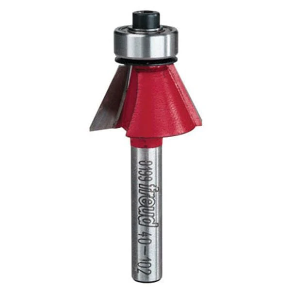 40-102 Chamfer Router Bit 25 Degree 1/2"CL 1/4"SH - Image 1