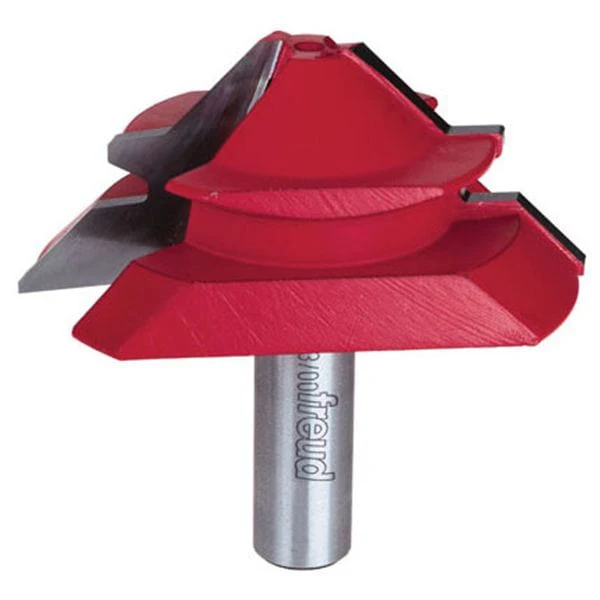 99-035 Lock Miter Router Bit 1/2" Shank 45 Degrees 7/8" CL - Image 1
