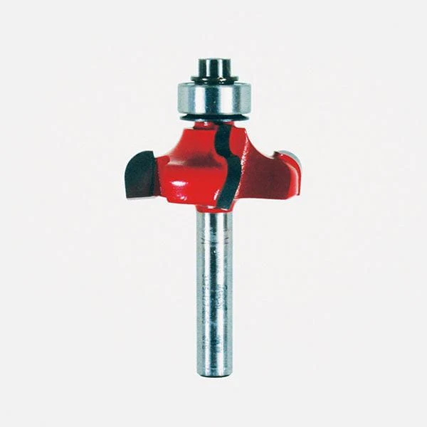 38-152 Quadra-Cut Ogee Router Bit 1/4" Shank 1-1/4" D 1/2" CL 3/16" R - Image 1