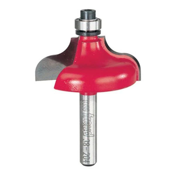 38-204 Ogee Router Bit with Fillet 1/4" Shank 1-1/2" D 5/8" CL 1/4" R - Image 1