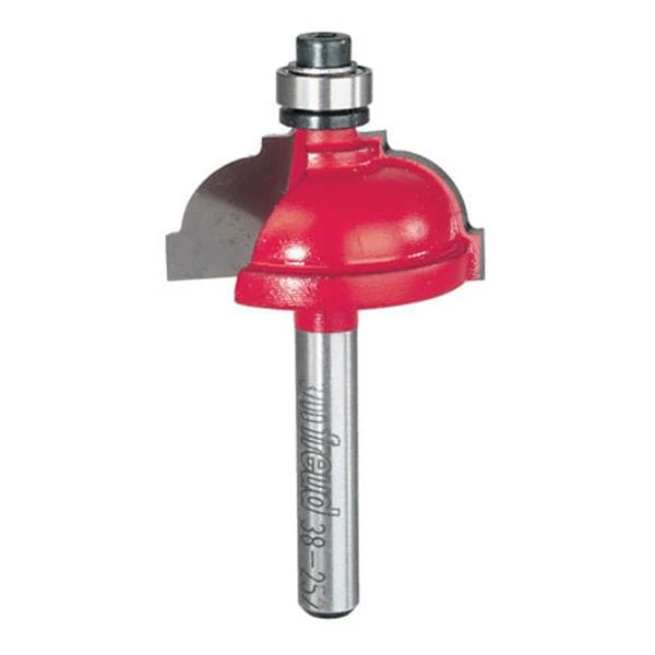 38-252 Classical Cove Router Bit 1/4" SH 1-1/4" D 19/32" CL 5/16" R - Image 1