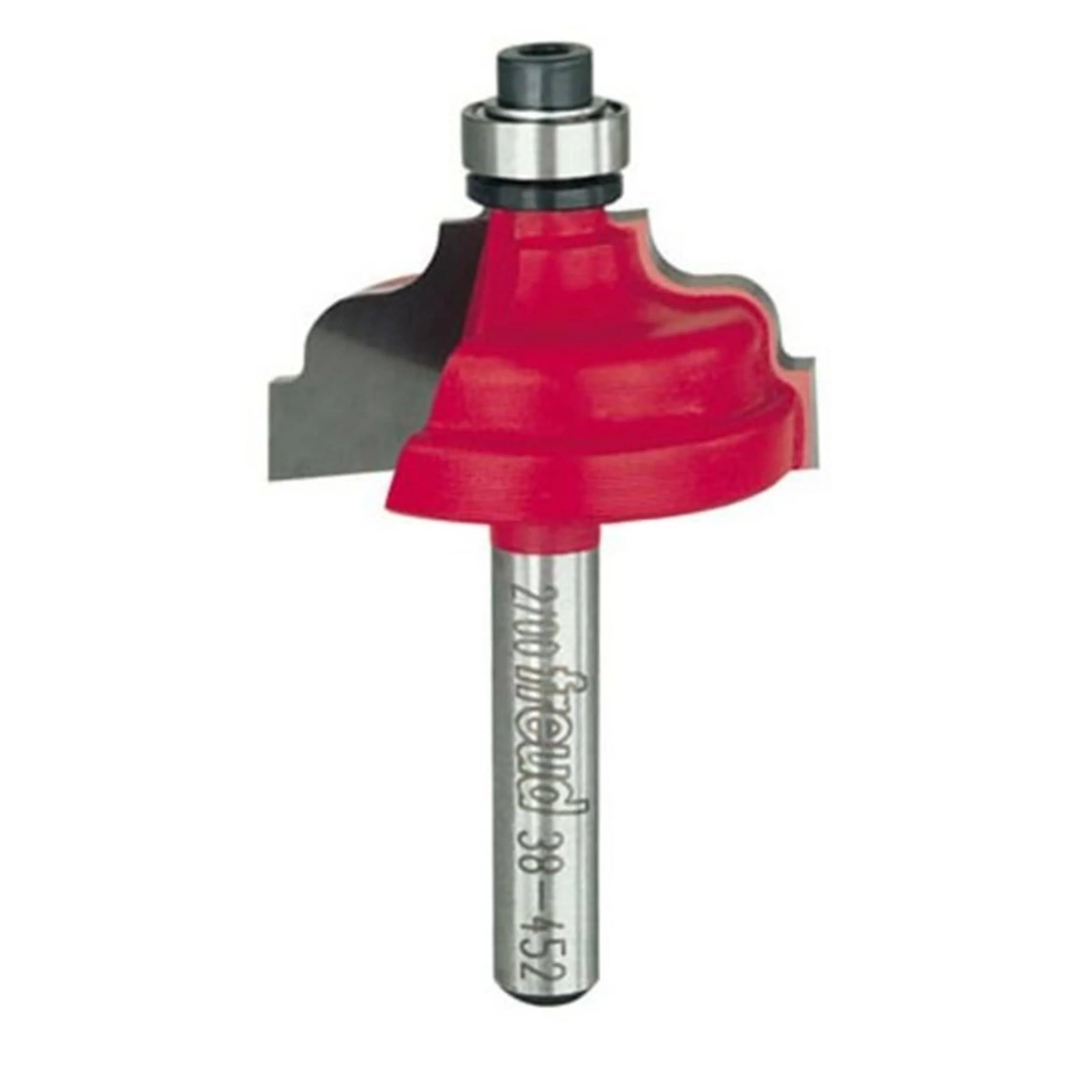 38-452 Double Fillet Ogee Router Bit 1/4" Shank 1-1/4" D 19/32" CL 1/8" R - Image 1