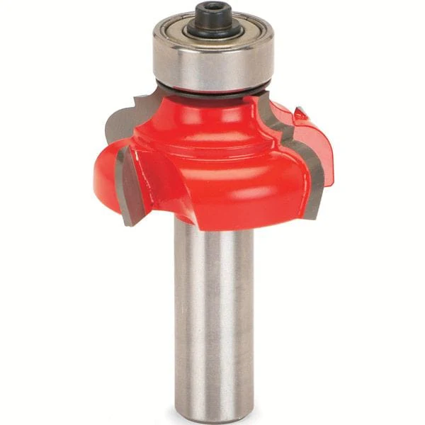 38-614 Quadra-Cut Classical Ogee Router Bit 1/4" R And 3/16" R 1/2" SH - Image 1