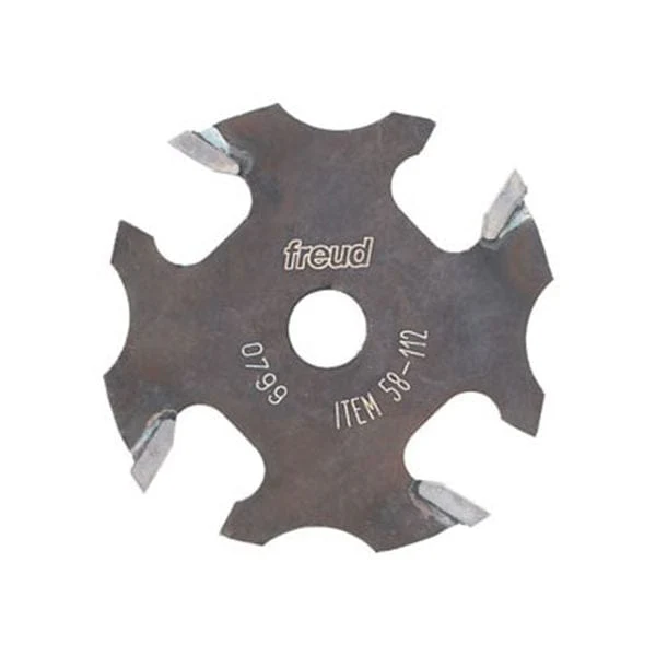 58-112 4-Wing Slotting Cutter Router Bit 1/4" CL - Image 1