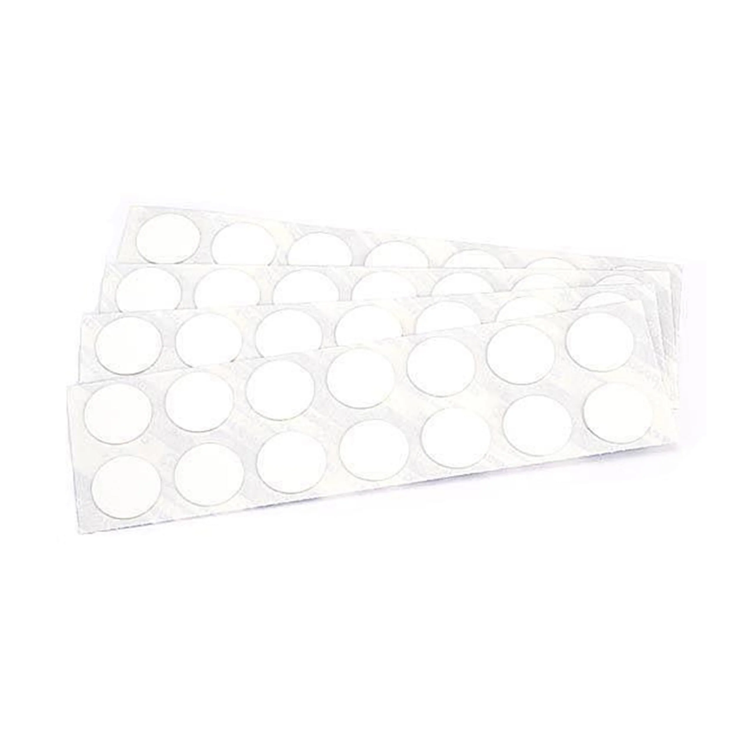 Peel & Stick PVC Screw Caps – 9/16″ Diameter – White – 260 Piece