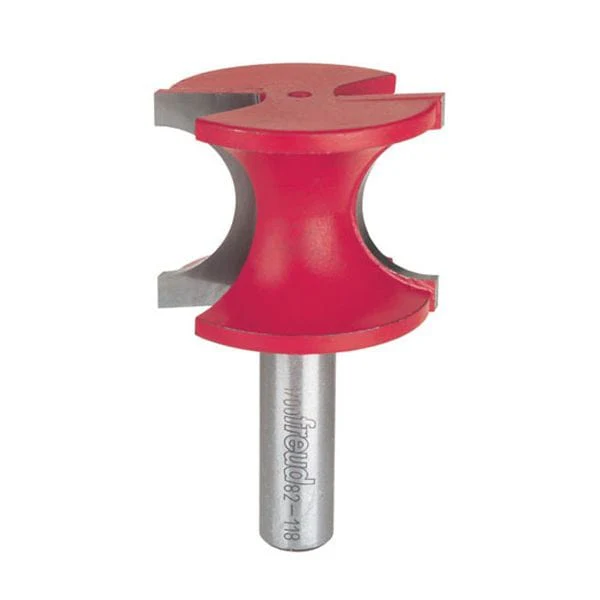 82-118 Half Round Router Bit 1/2" Shank 1/2" R 1-27/64" CL - Image 1