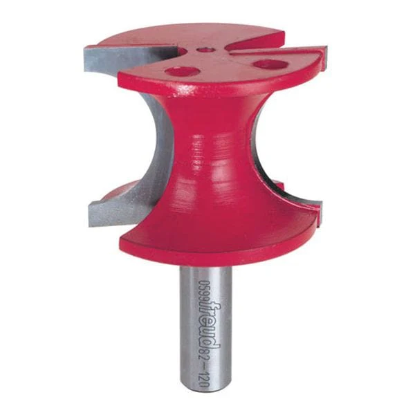 82-120 Half Round Router Bit 1/2" Shank 5/8" R 2" CL - Image 1