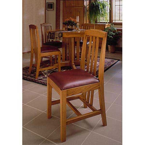 Woodworking Project Paper Plan to Build Arts and Crafts Dining Chairs - Image 1