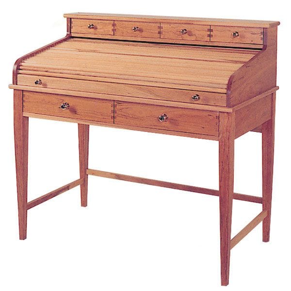 Woodworking Project Paper Plan to Build Rolltop Writing Desk - Image 1
